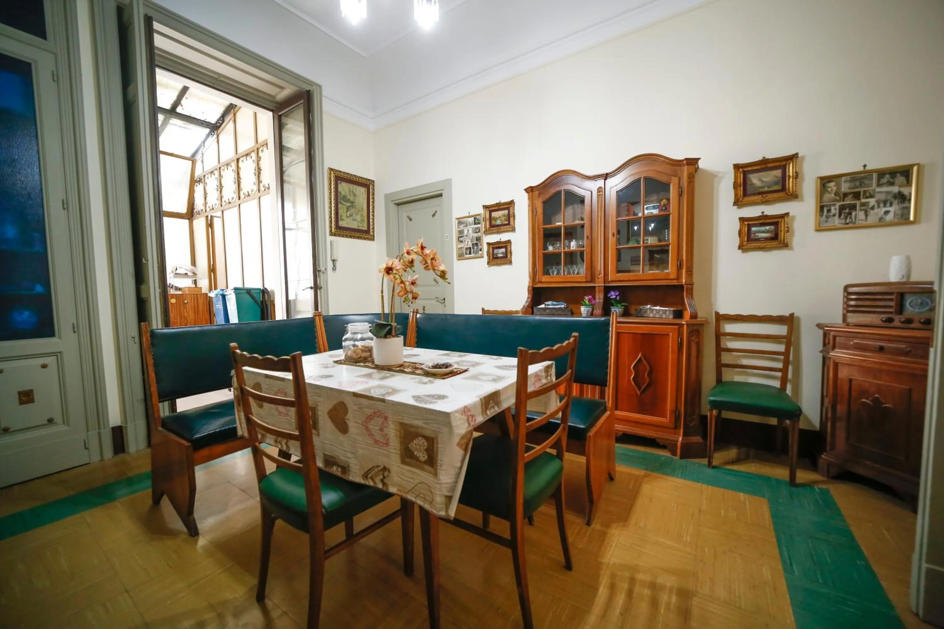 Communal lounge/ TV room in La casa di Marcello