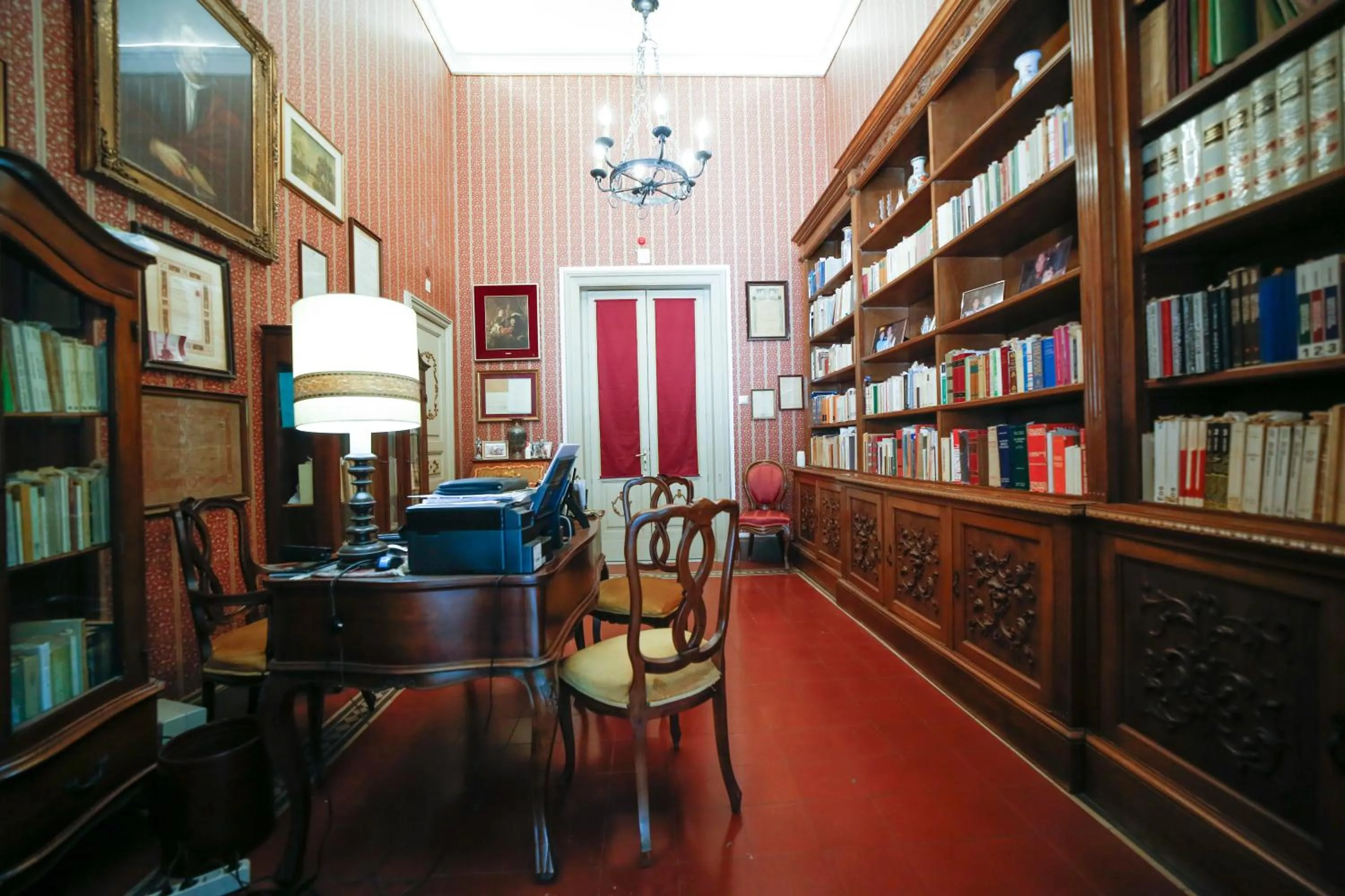 Library in La casa di Marcello