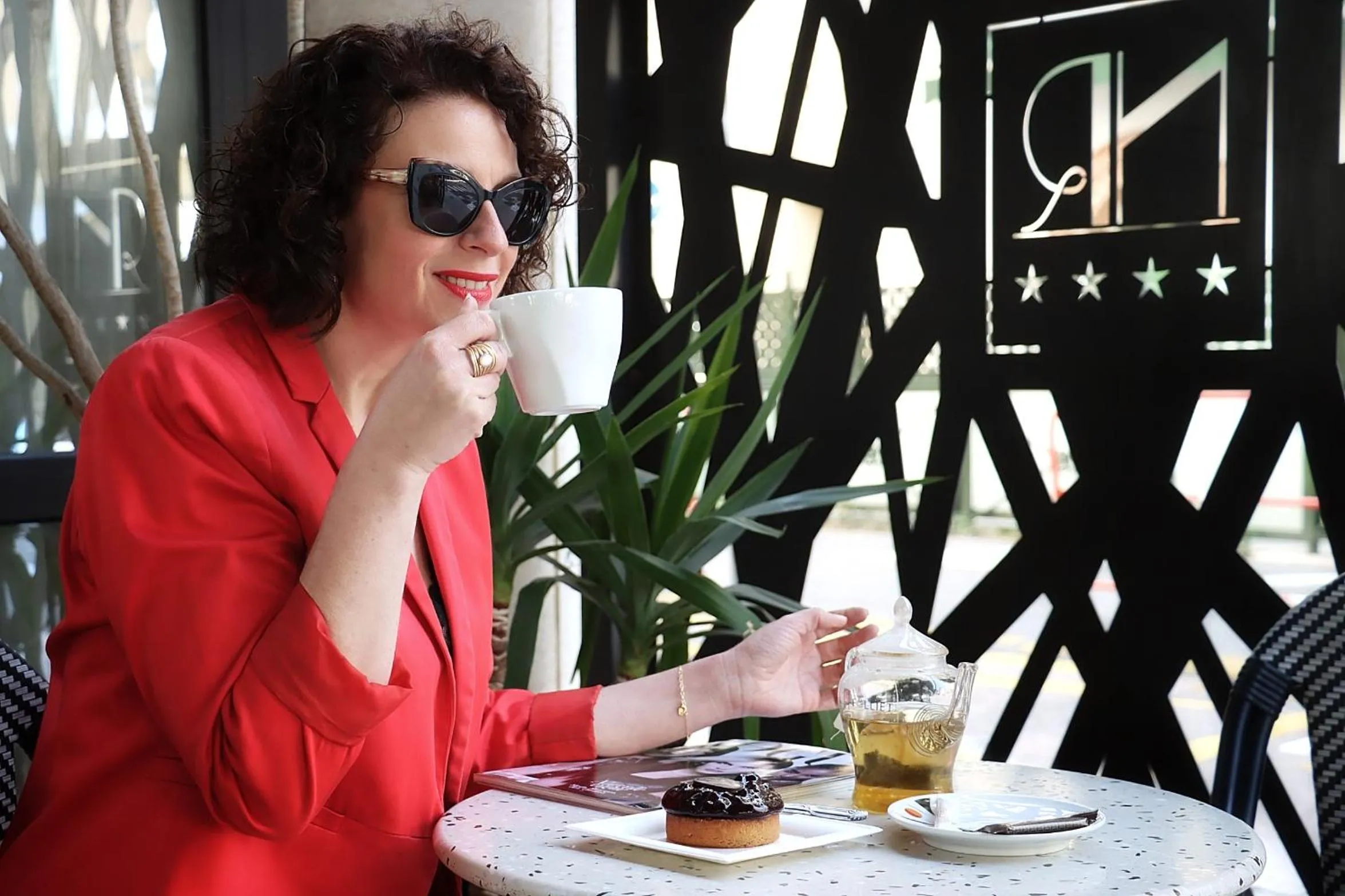 Patio in Hotel Nice Riviera