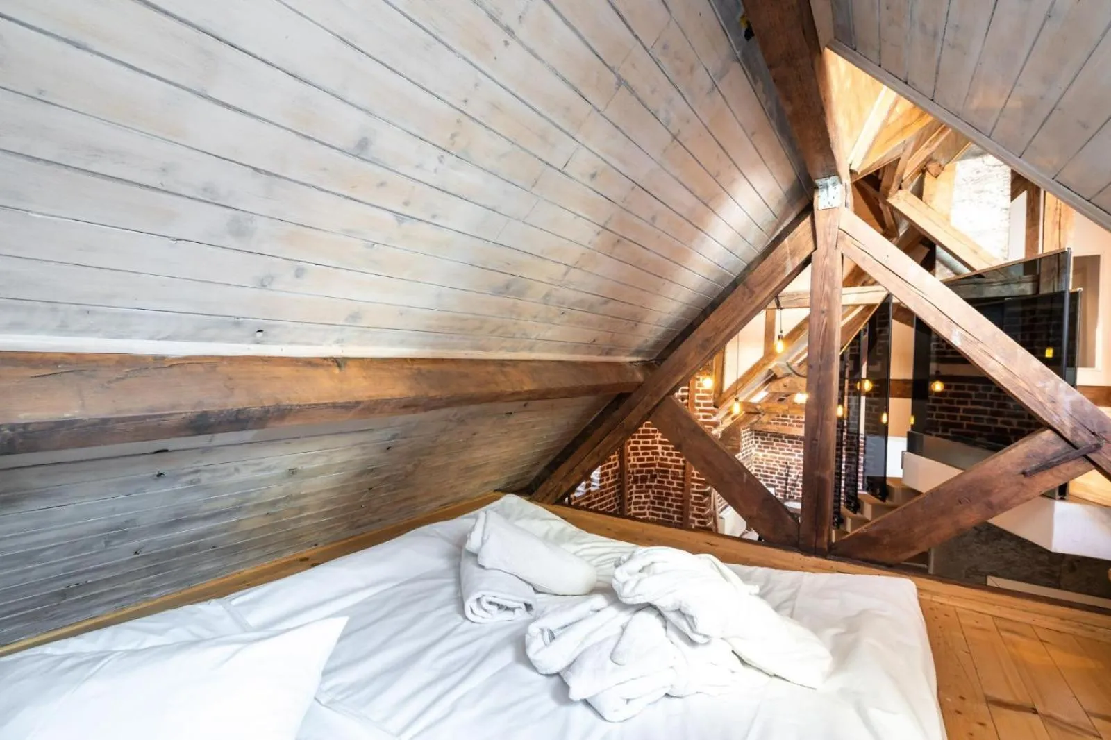 Bed in Lascar Catargiu Villa