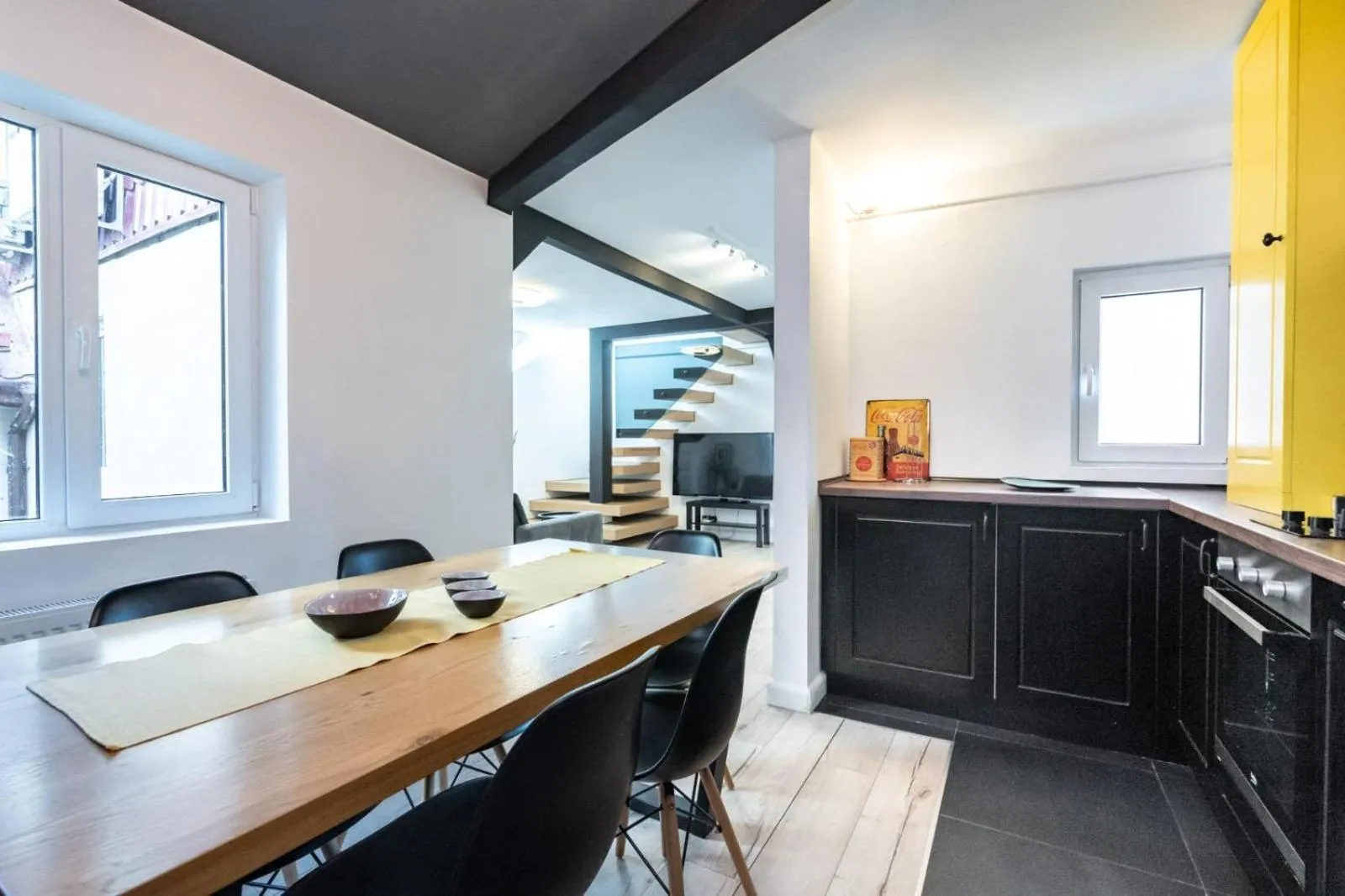 Kitchen or kitchenette in Lascar Catargiu Villa