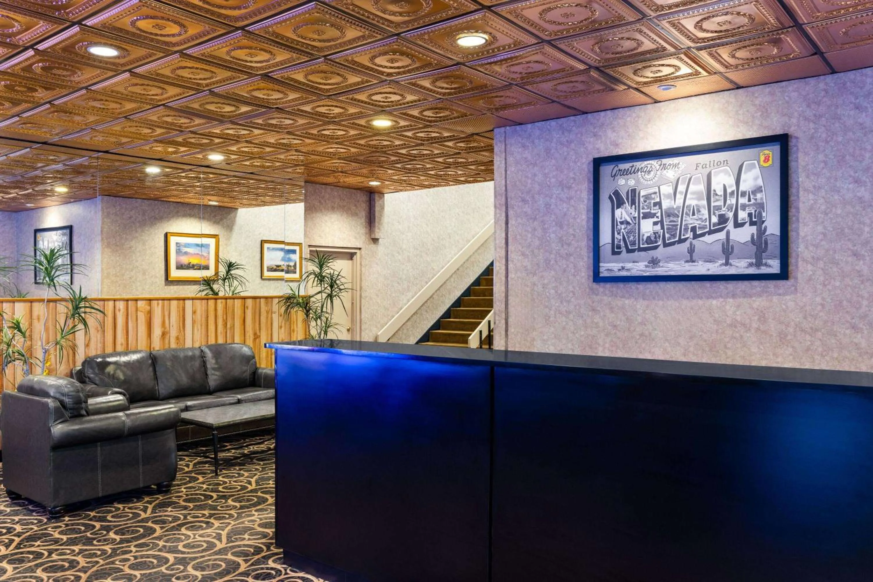 Lobby or reception in Super 8 by Wyndham Fallon