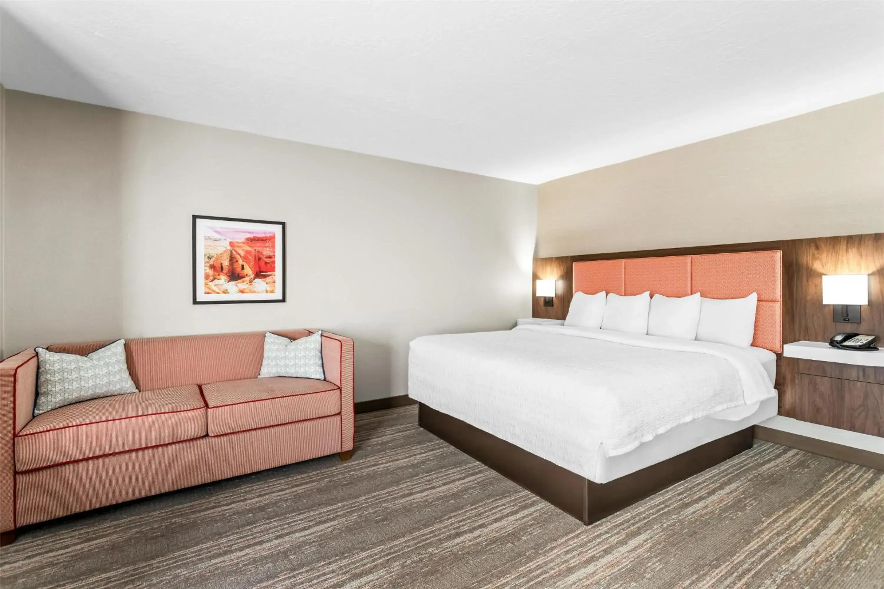 King Room with Sofa Bed and Study - Non-Smoking in Hampton Inn & Suites Farmington King Room with Sofa Bed and Study - Non-Smoking in Hampton Inn & Suites Farmington