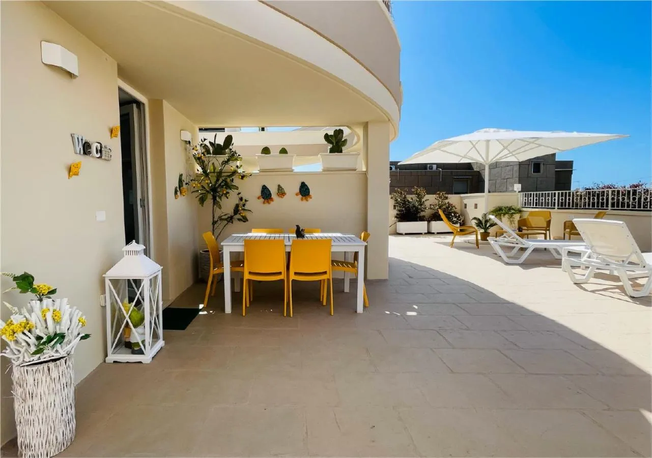 Patio in La Collina di Montegrappa - Suites with Heated Private Pool - Suites with Shared Pool