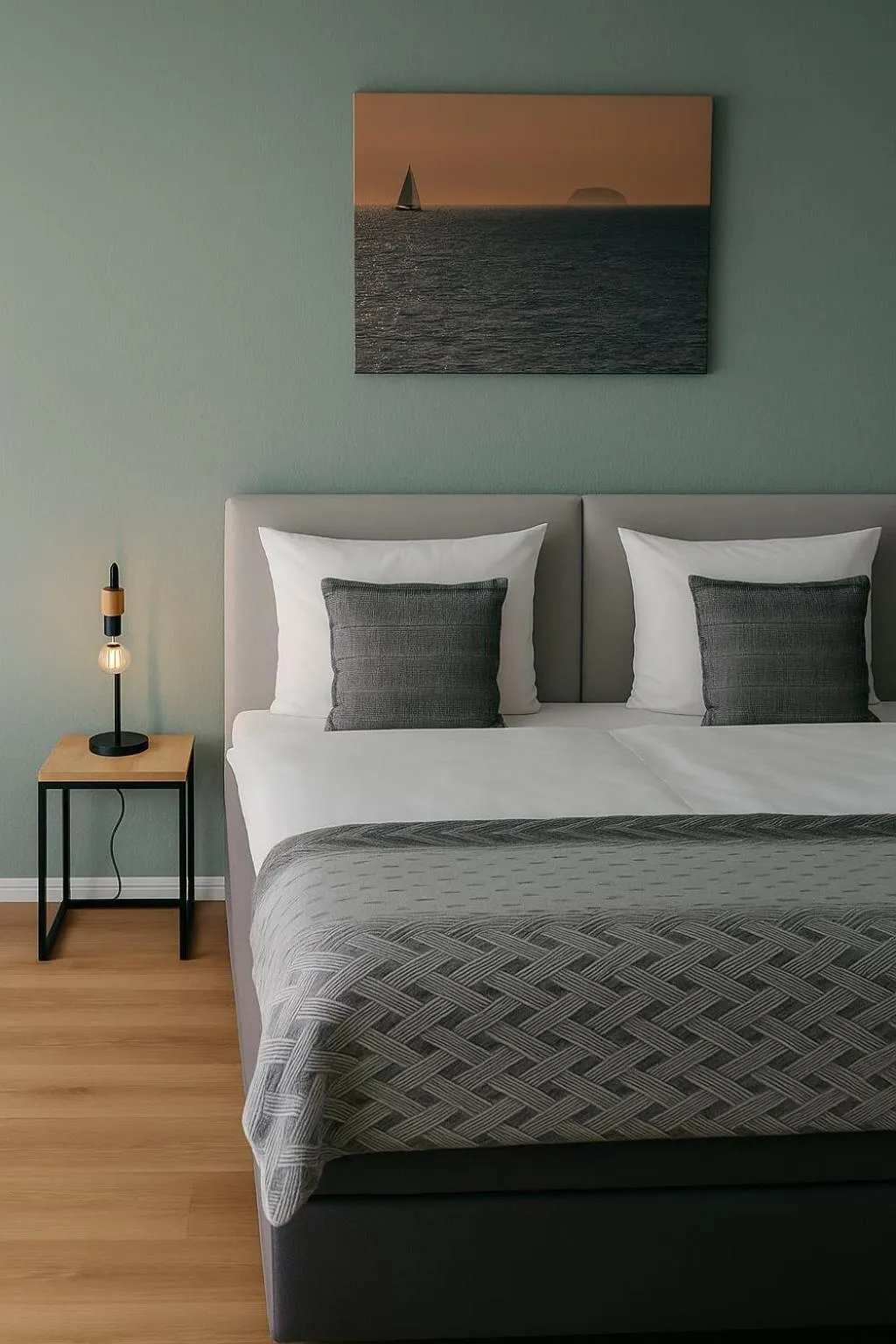 Photo of the whole room, Bed in Schlei Hotel