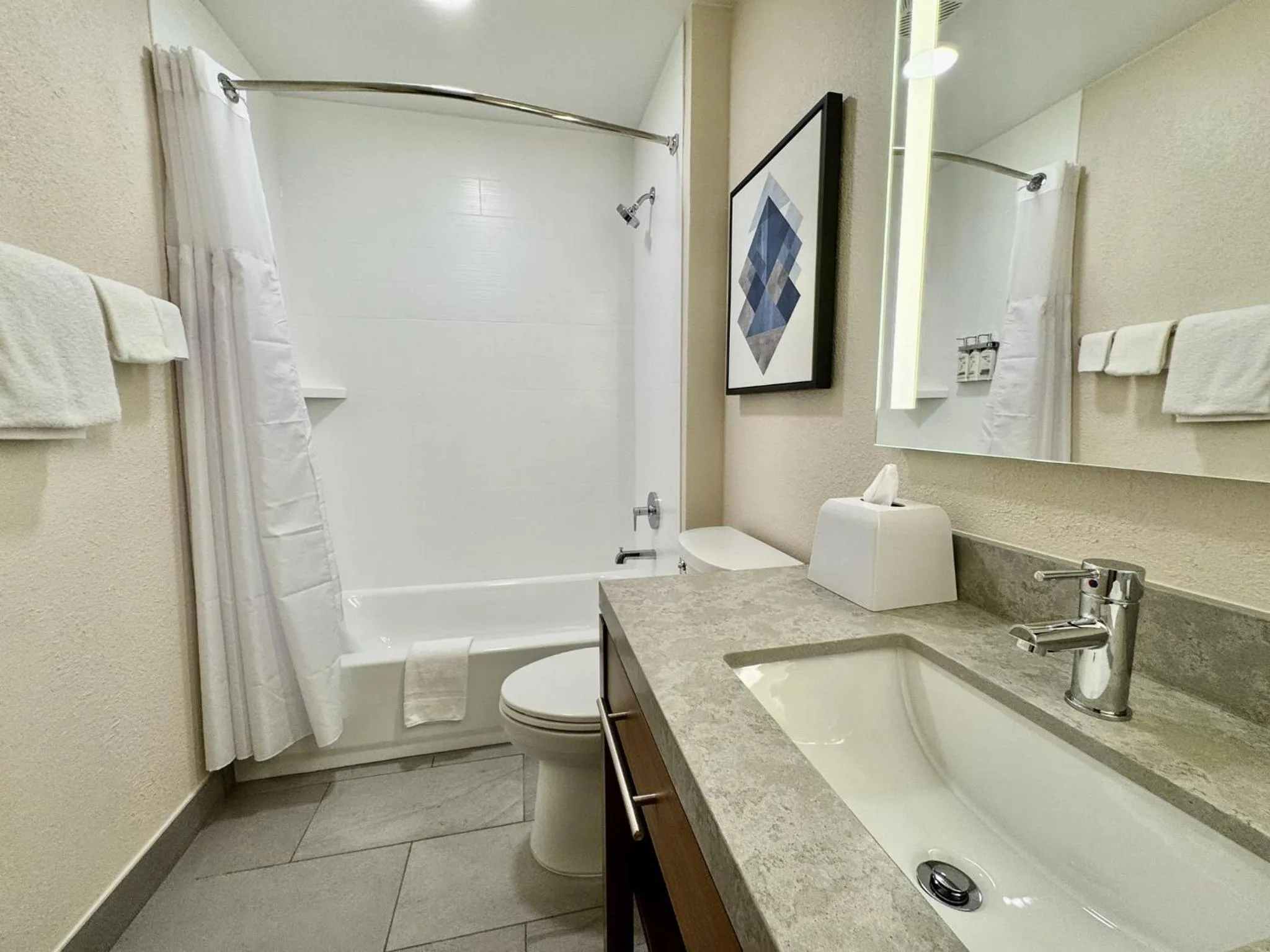 Bathroom in Candlewood Suites Jacksonville Southpoint