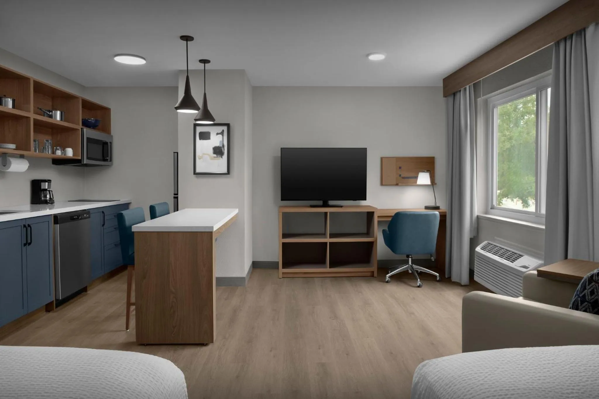 Photo of the whole room in Candlewood Suites Jacksonville Southpoint