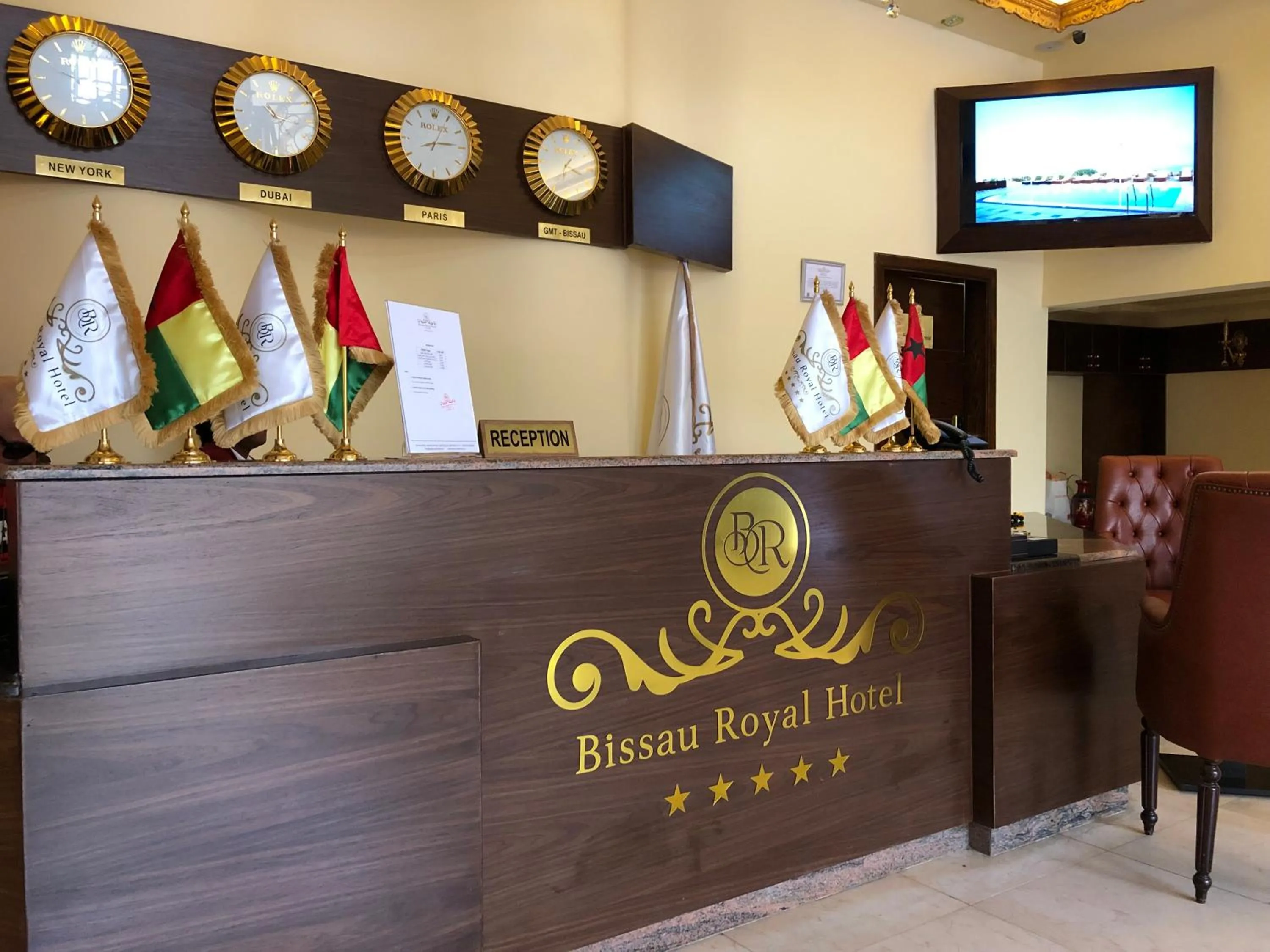 Lobby or reception in Bissau Royal Hotel