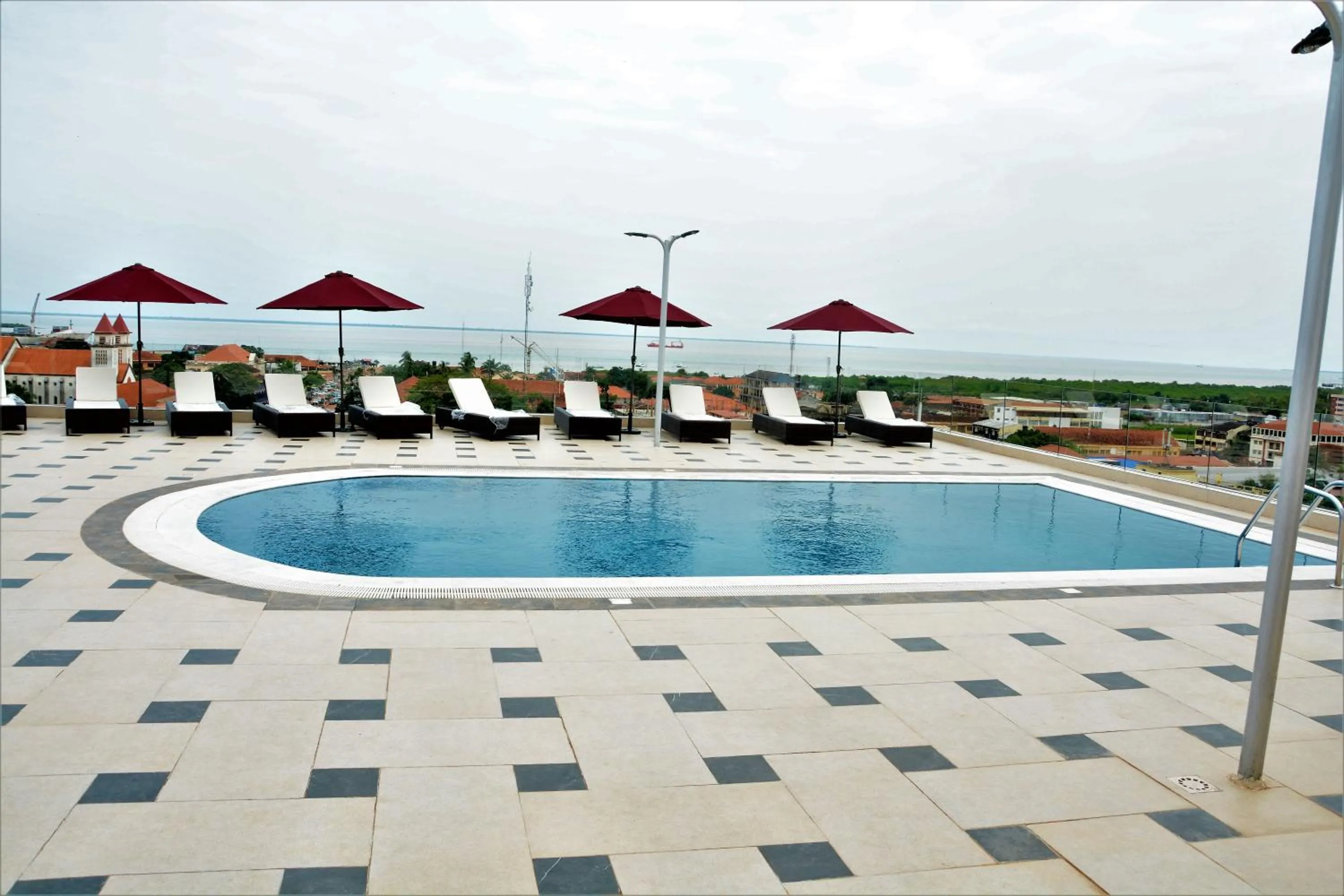 Swimming pool in Bissau Royal Hotel
