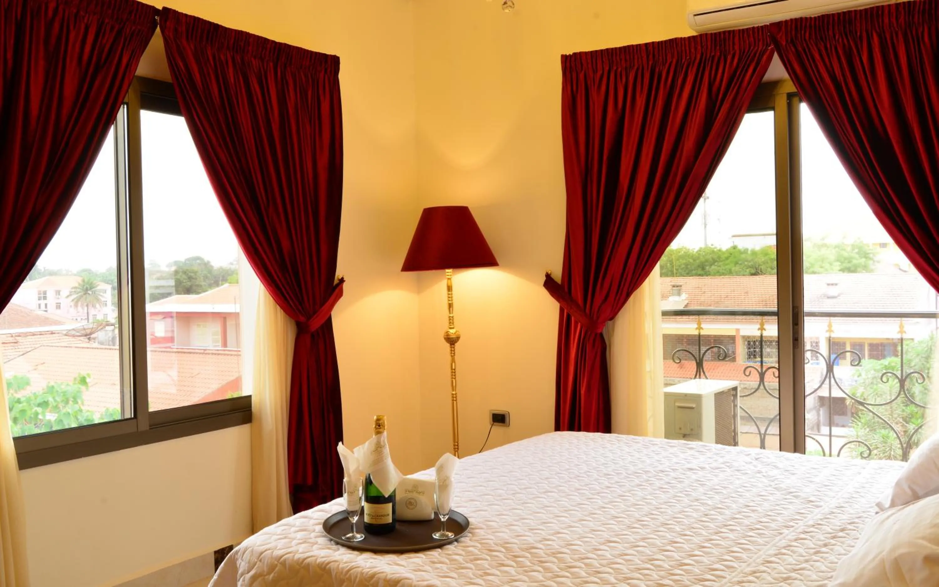 Bed in Bissau Royal Hotel