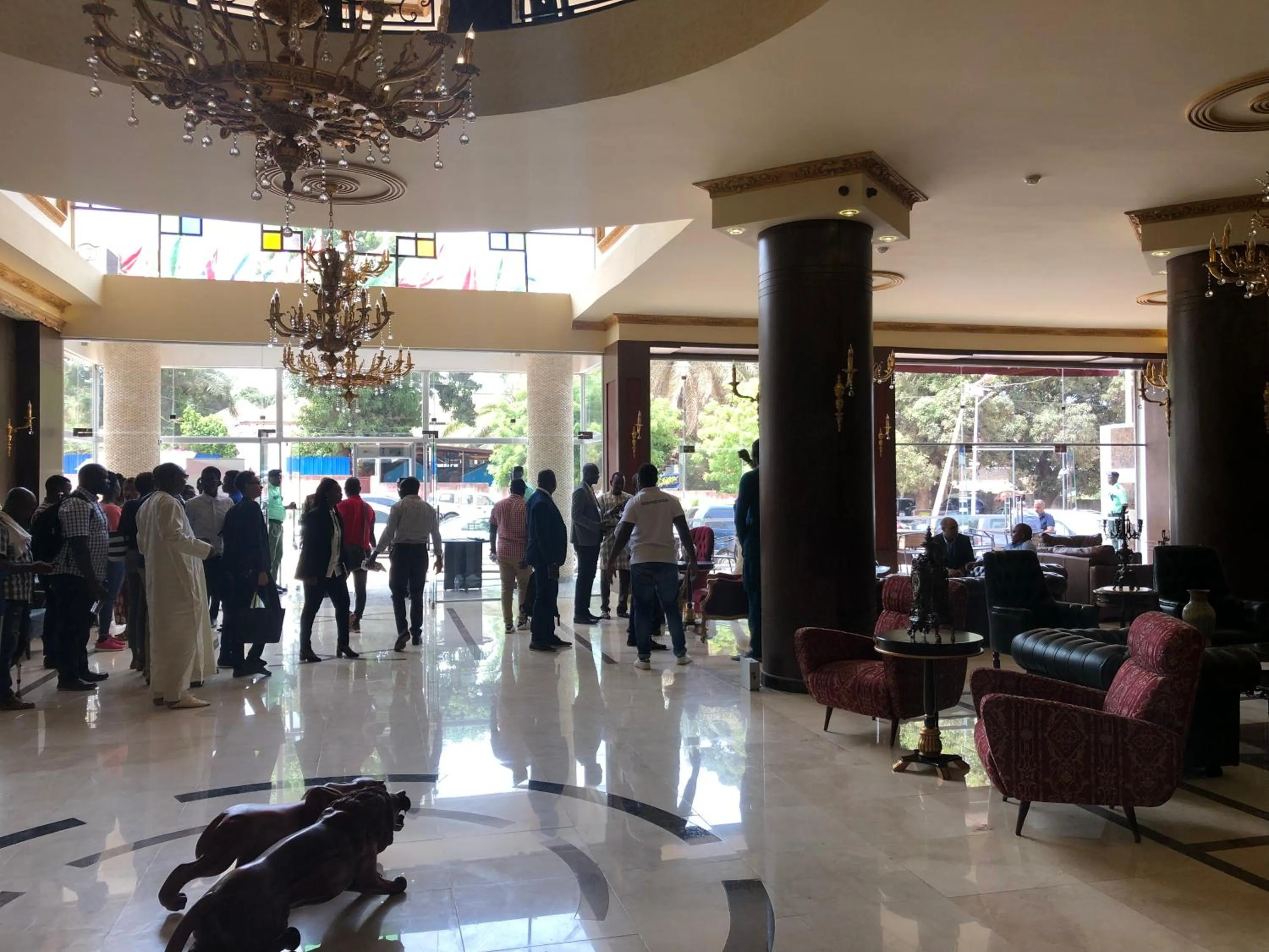 Lobby or reception in Bissau Royal Hotel