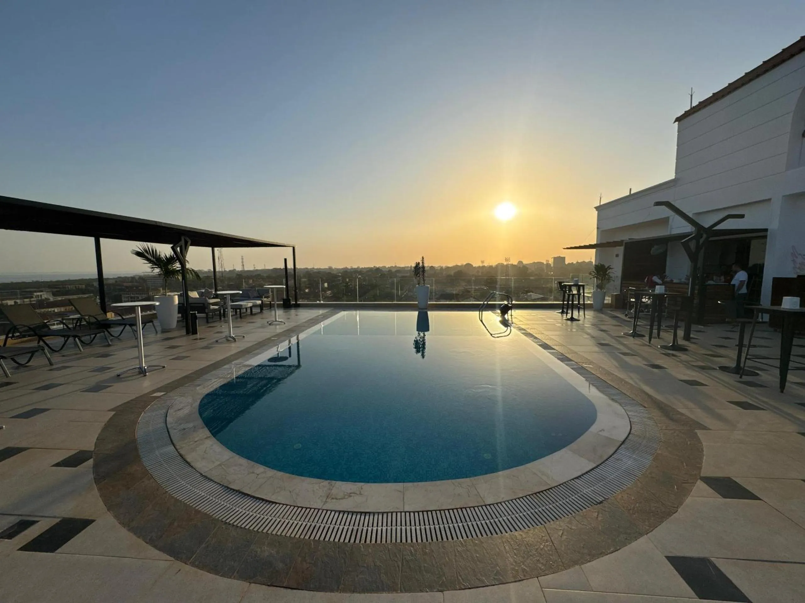 Swimming pool in Bissau Royal Hotel