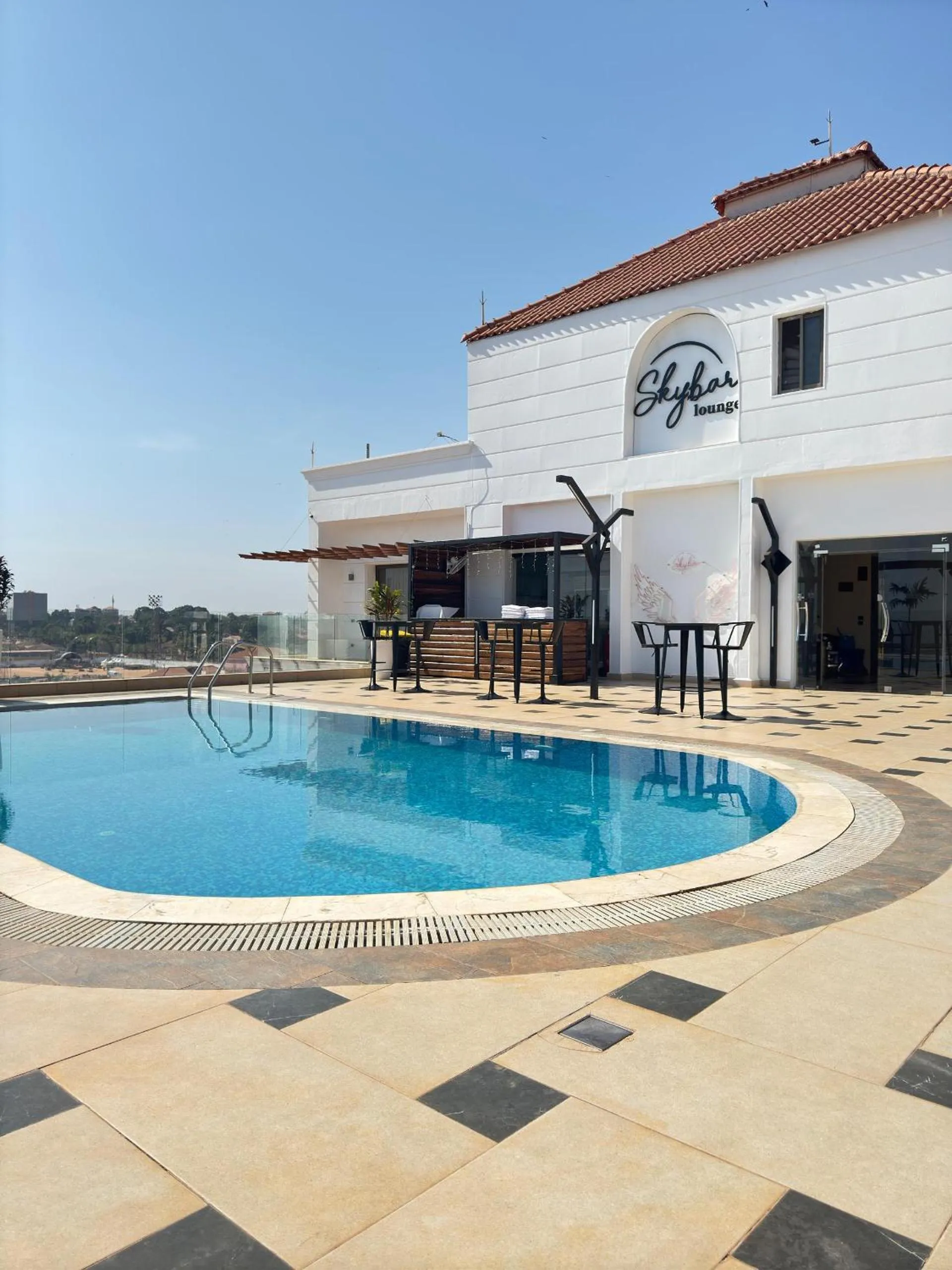 Swimming pool in Bissau Royal Hotel