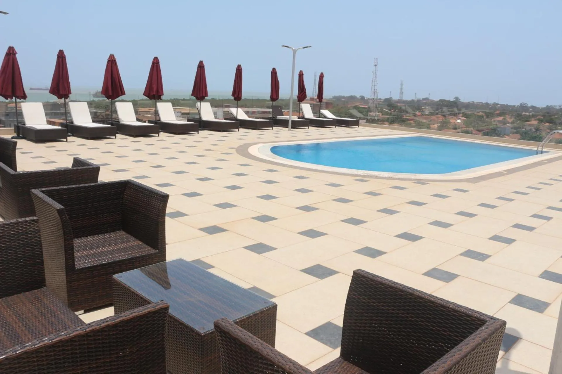 Swimming pool in Bissau Royal Hotel