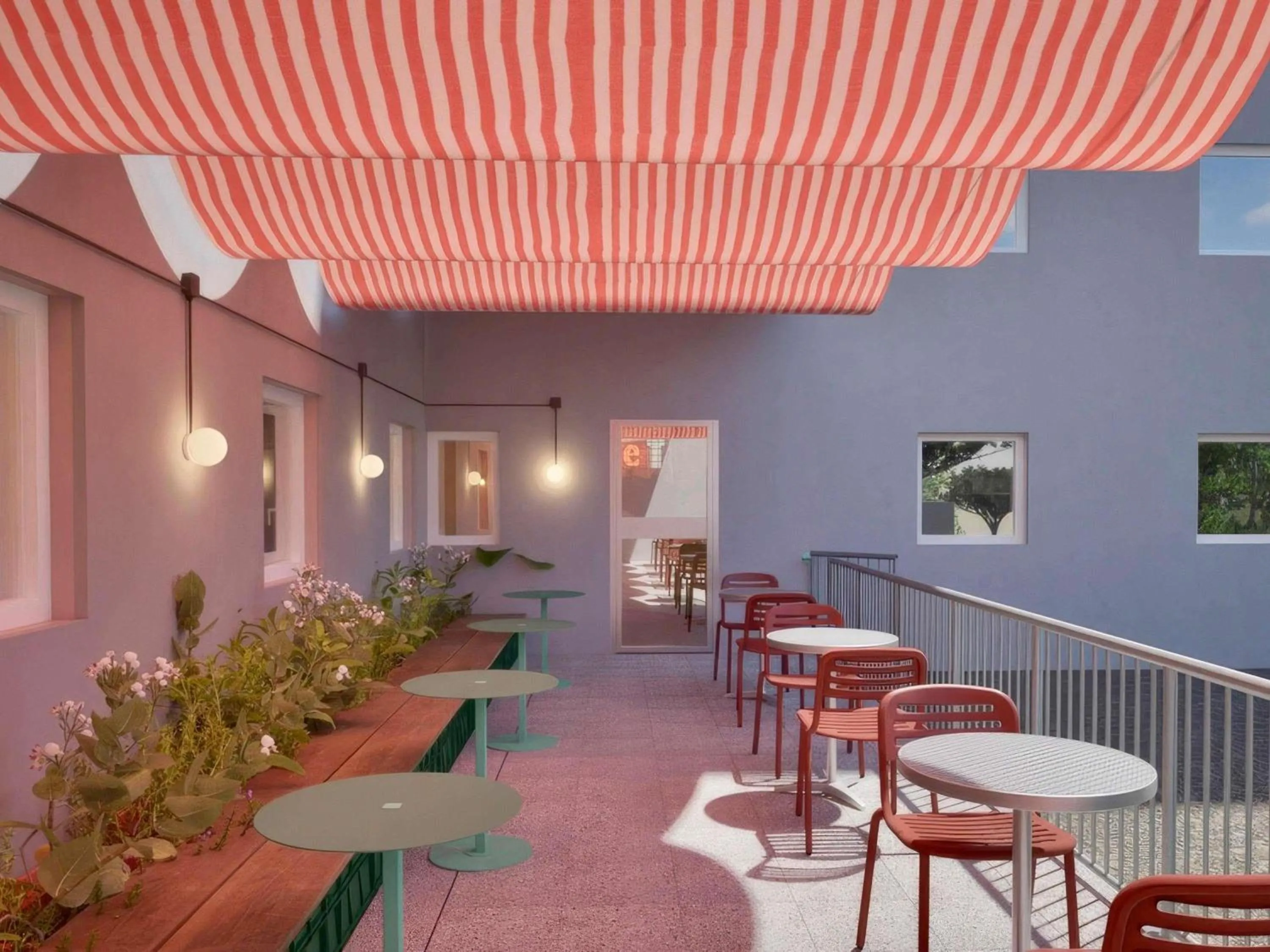 Lounge or bar in Greet Hotel Nice Aéroport Promenade des Anglais