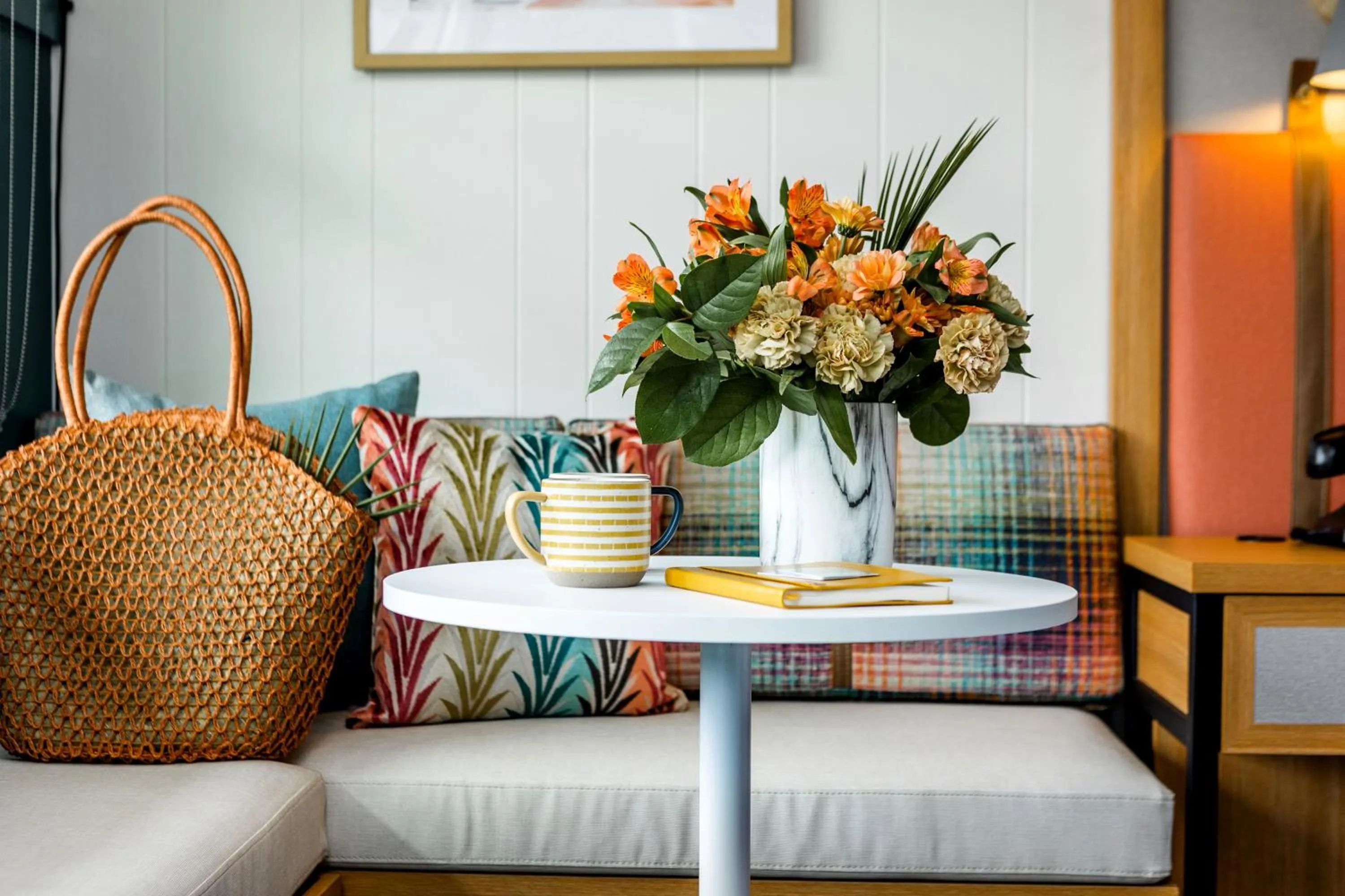 Seating area in Freebird by Reverie Boutique Collection