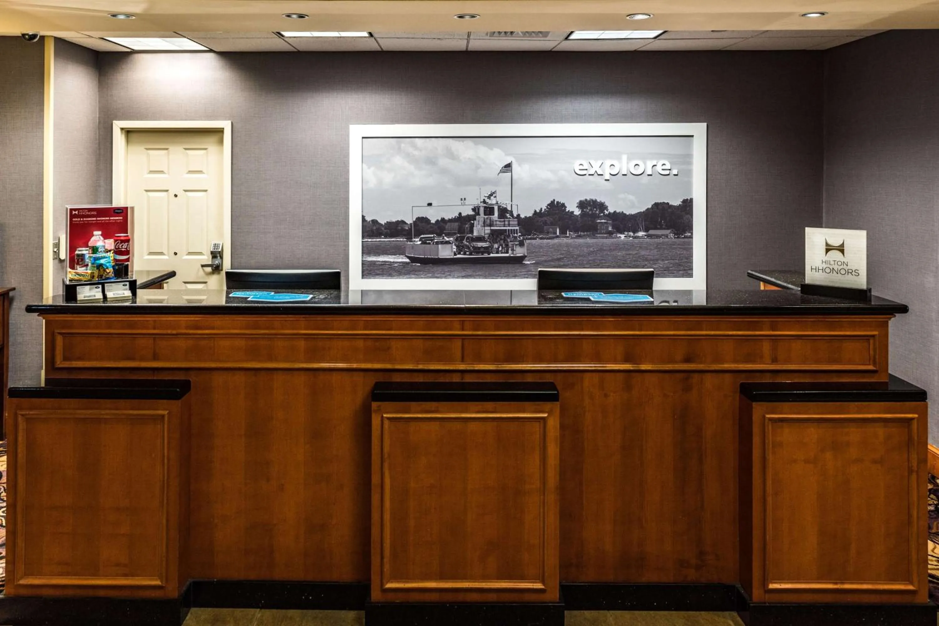 Lobby or reception in Hampton Inn Easton