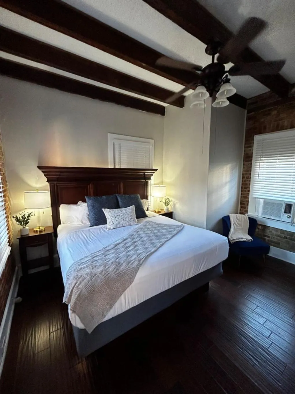 Bed in Hotel St. Pierre French Quarter