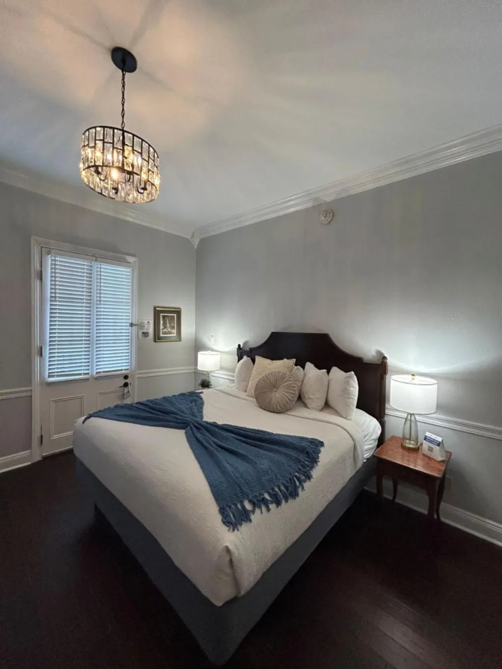 Bed in Hotel St. Pierre French Quarter