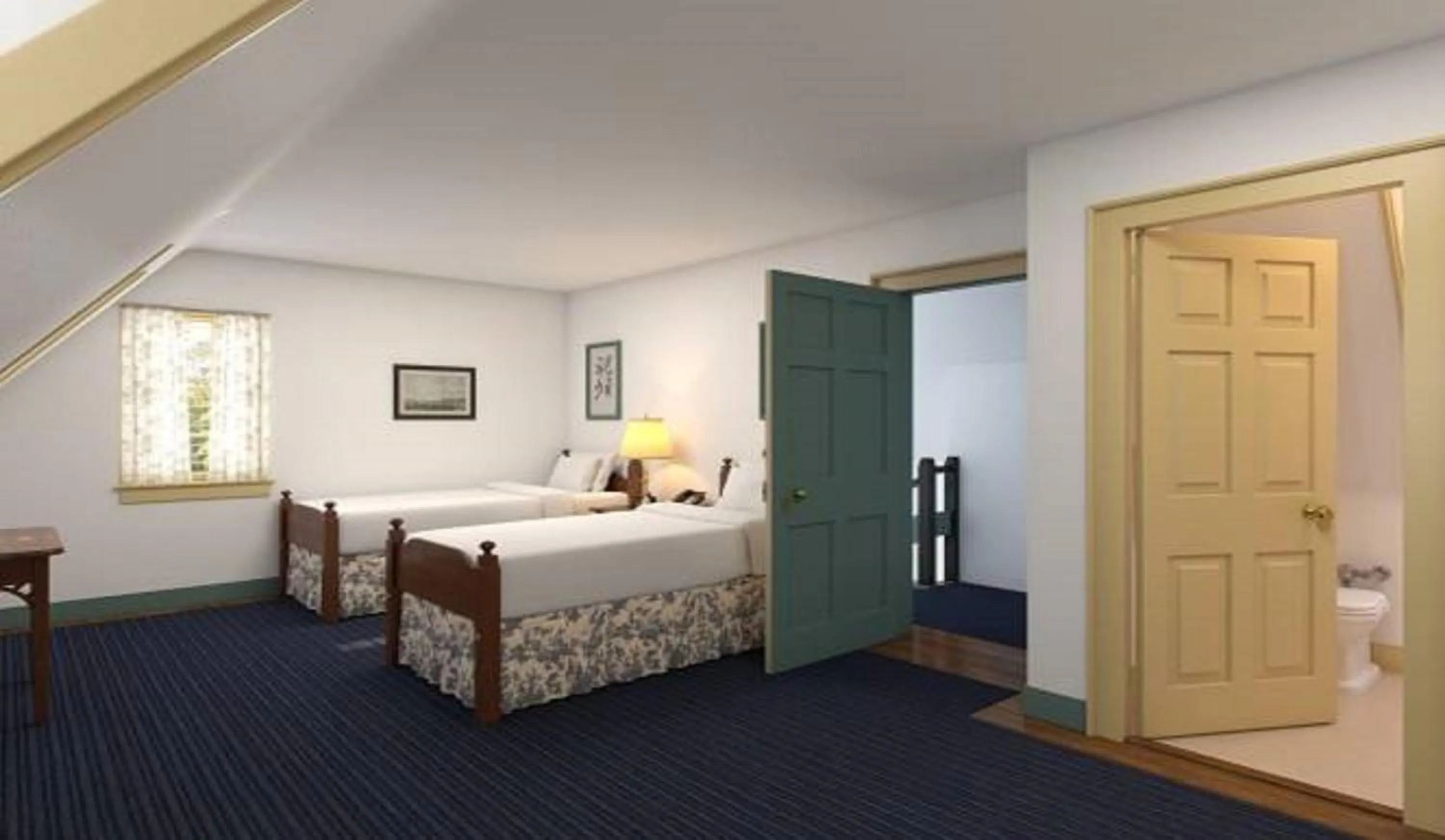 Bed in Colonial Houses, an official Colonial Williamsburg Hotel