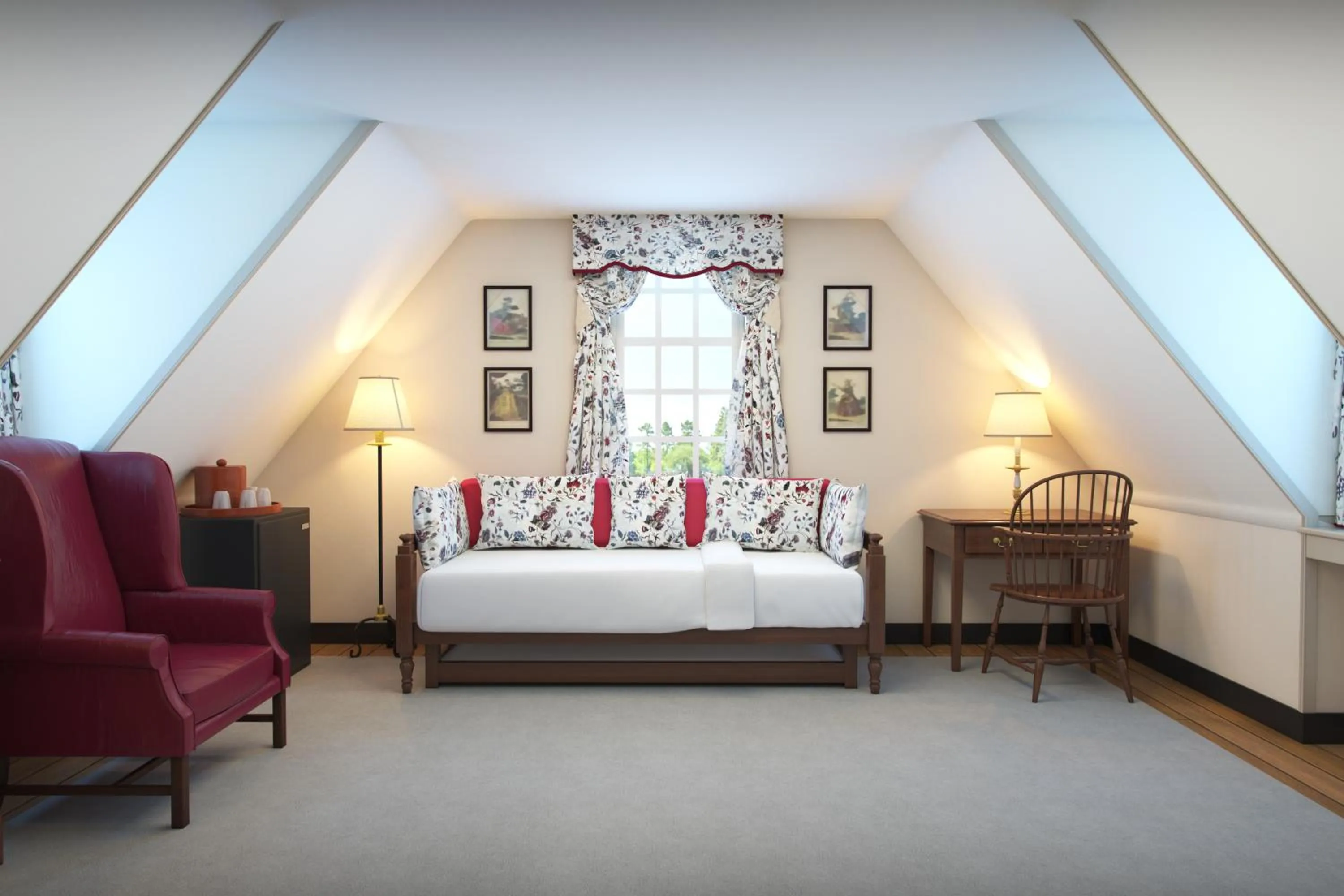 Bedroom, Bed in Colonial Houses, an official Colonial Williamsburg Hotel