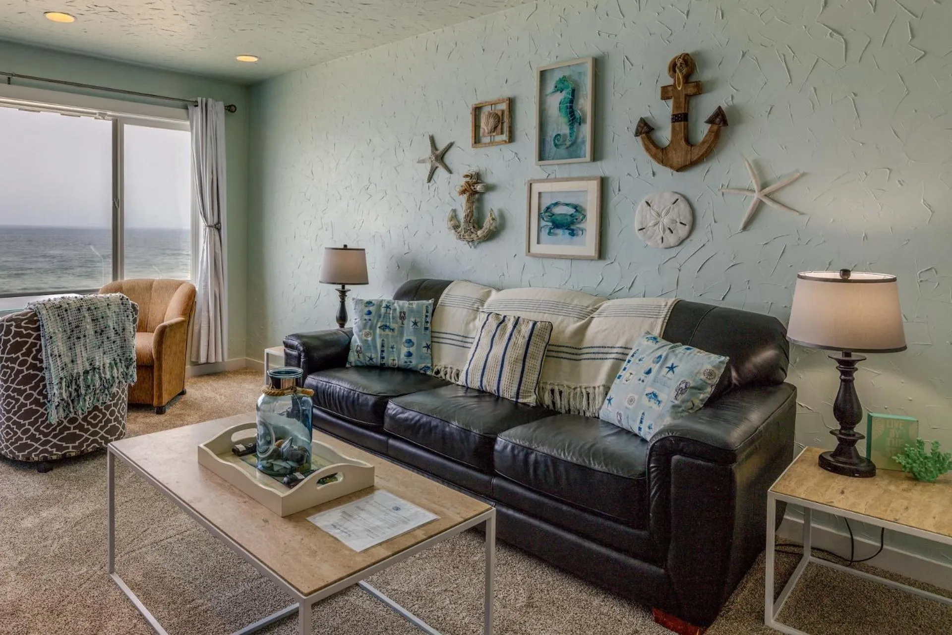 Seating area in Sea Gypsy Rentals