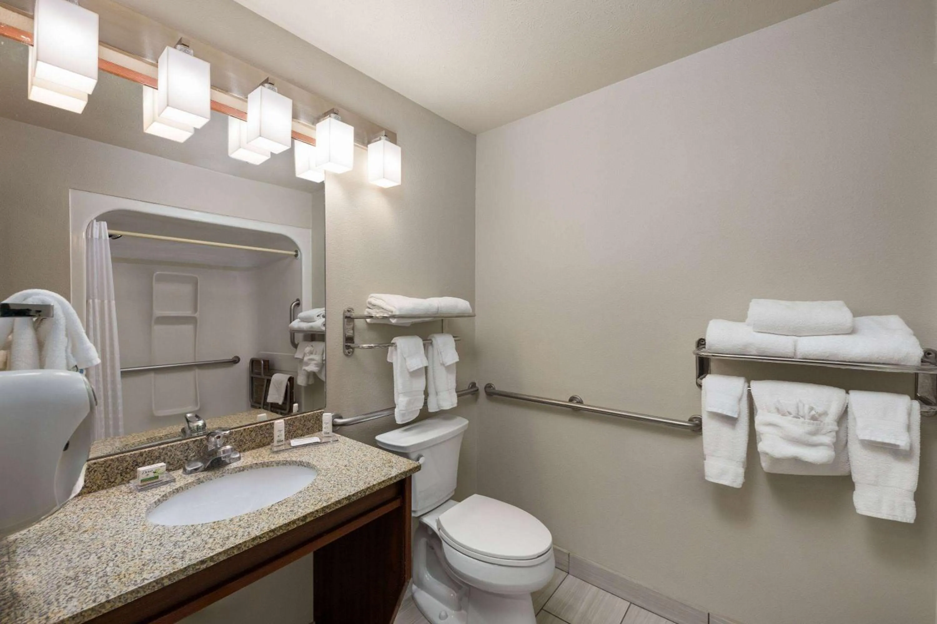 Bathroom in Ramada by Wyndham Moses Lake