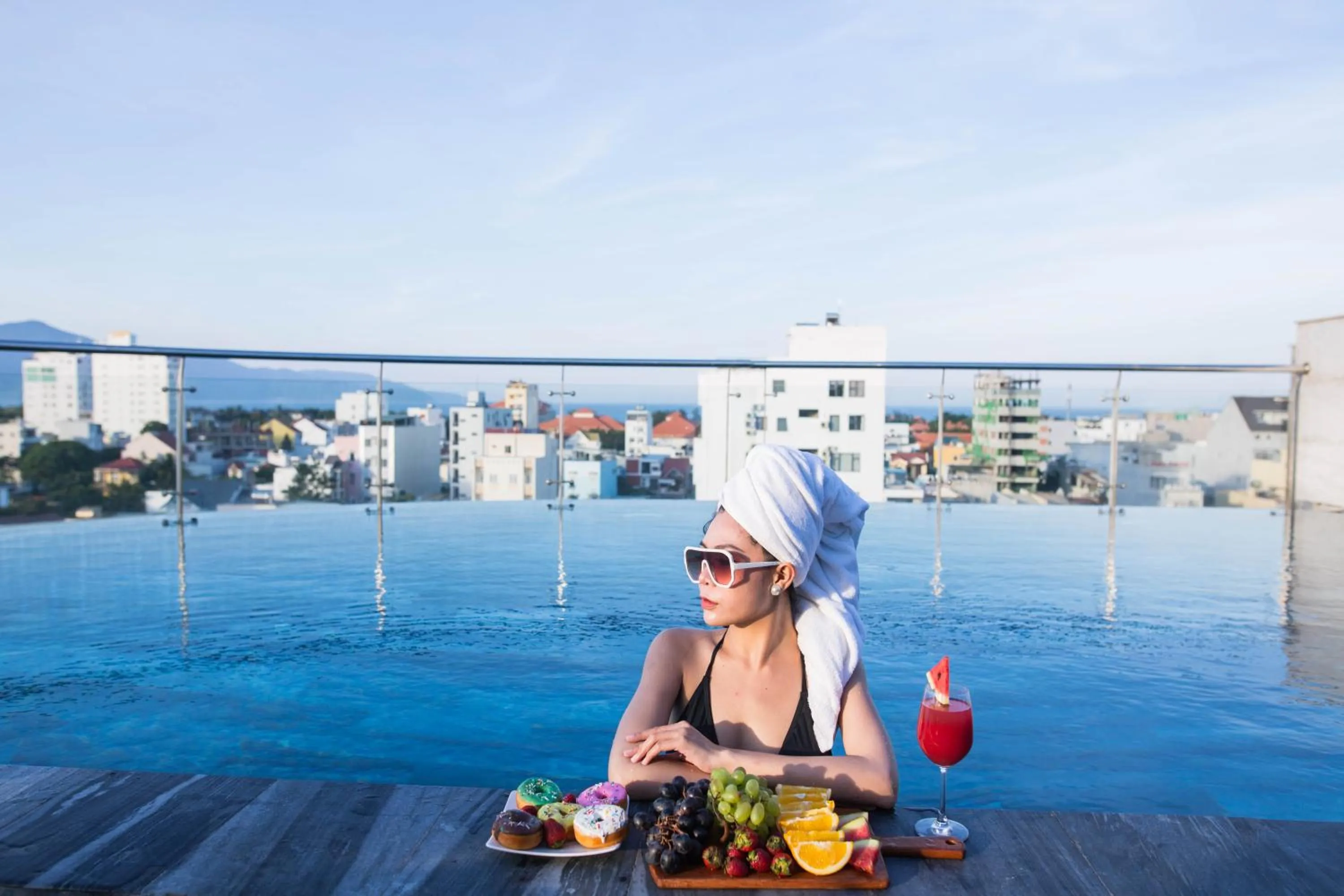 Pool view in Meliora Hotel & Apartment