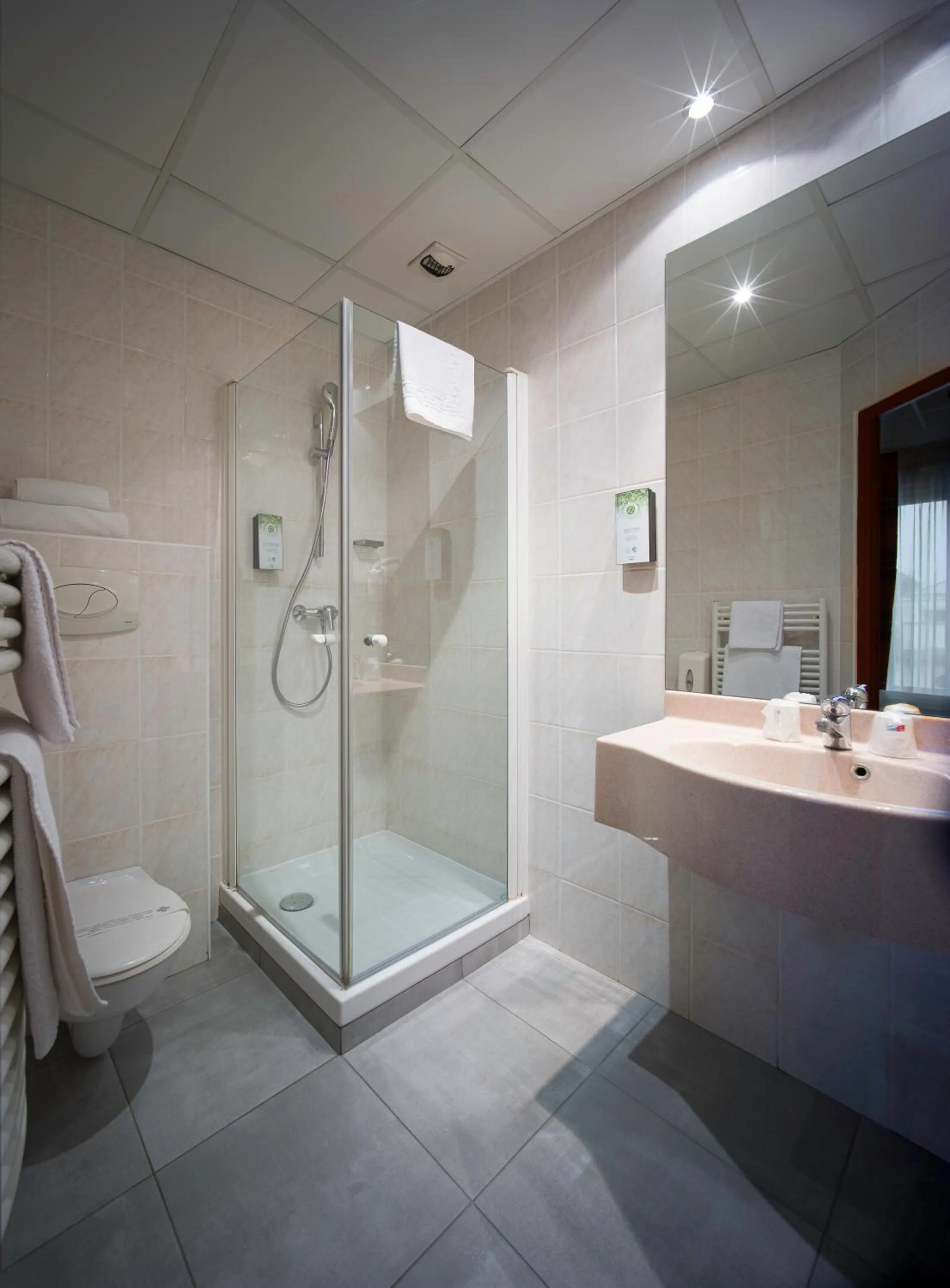 Shower in Kyriad Hôtel Lamballe - Gare TGV - Centre ville