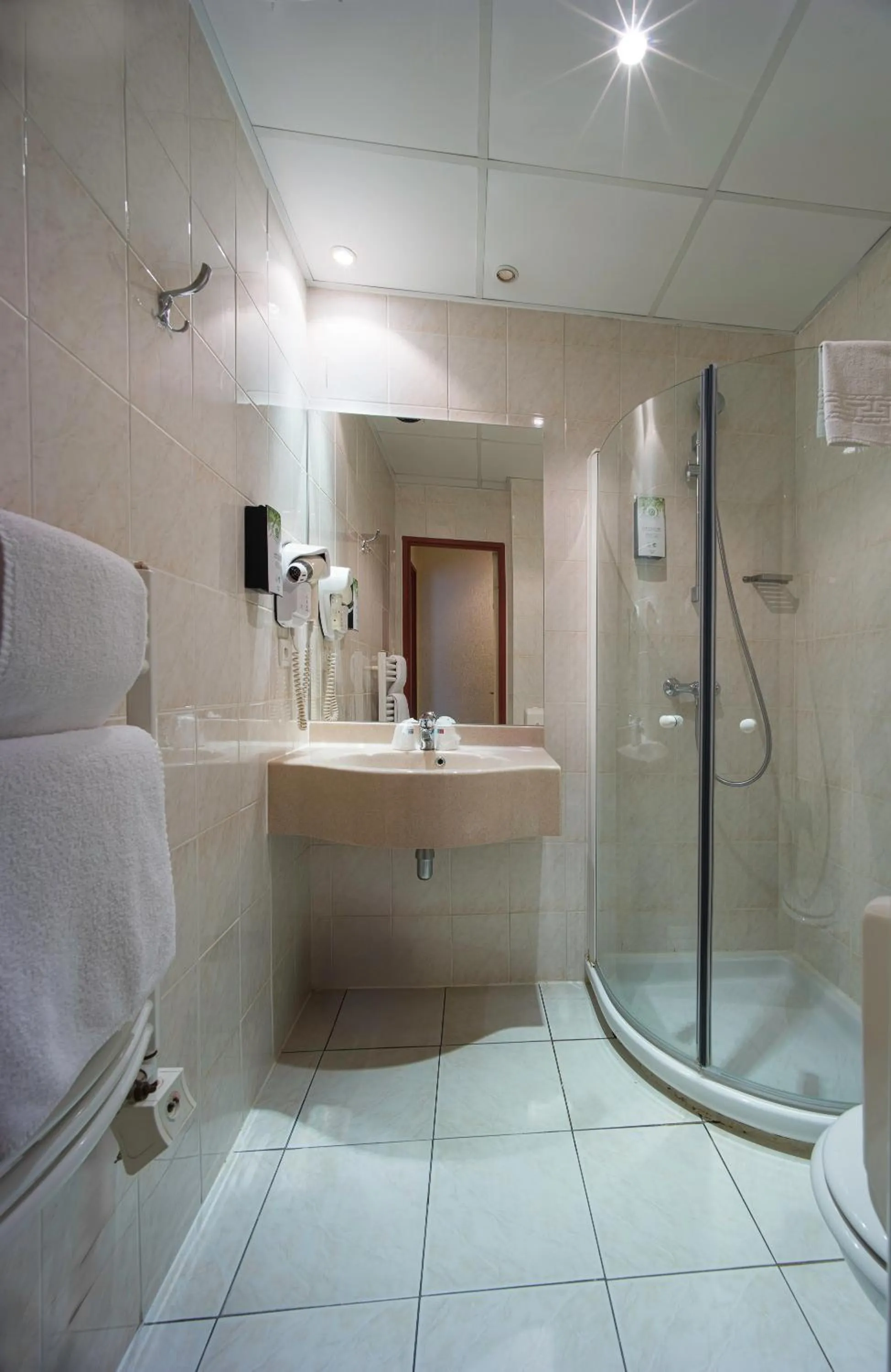 Shower in Kyriad Hôtel Lamballe - Gare TGV - Centre ville