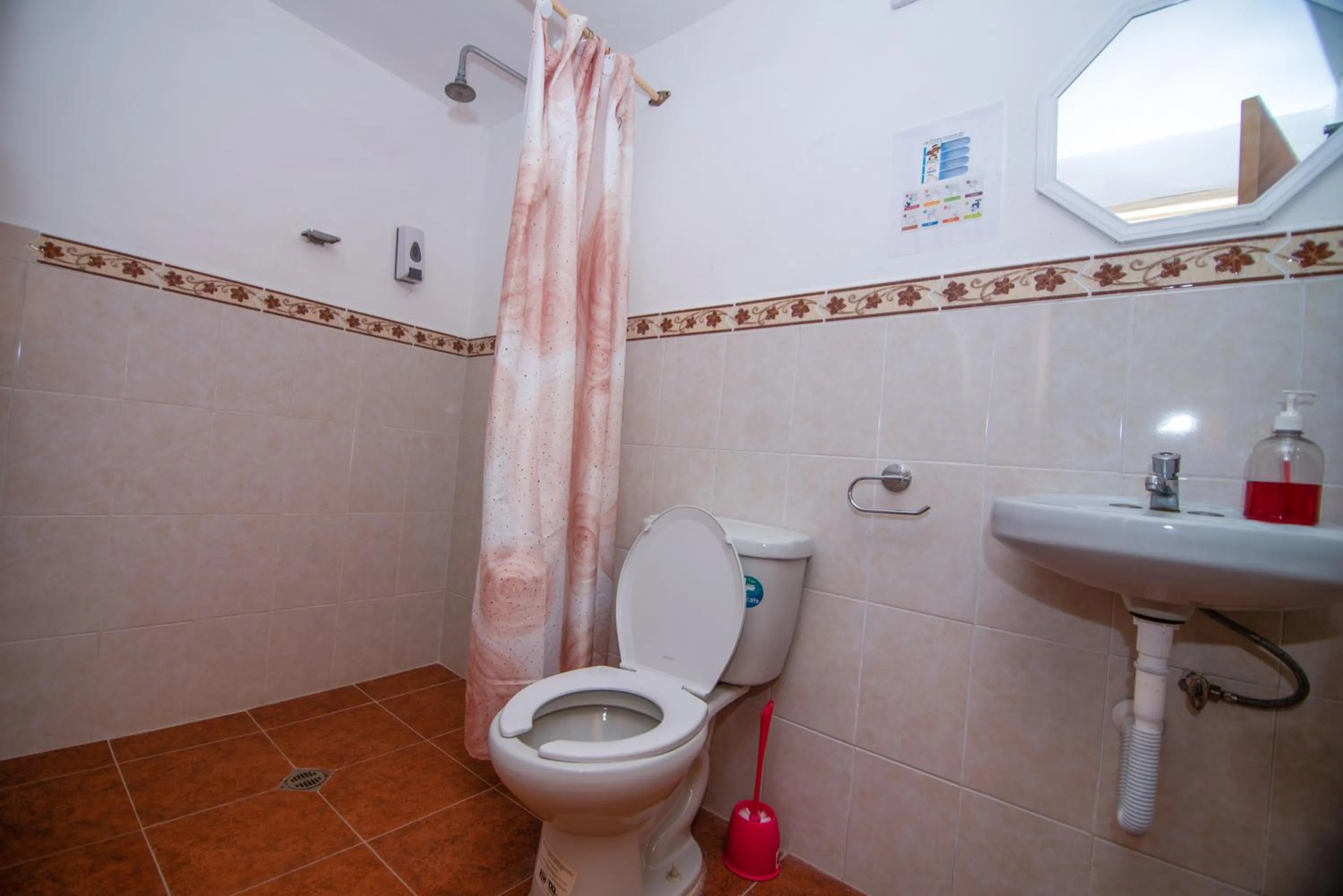 Bathroom in BONITO y AMPLIO DEPARTAMENTO con JARDÍN "EL PARAÍSO DE ZACATLÁN"