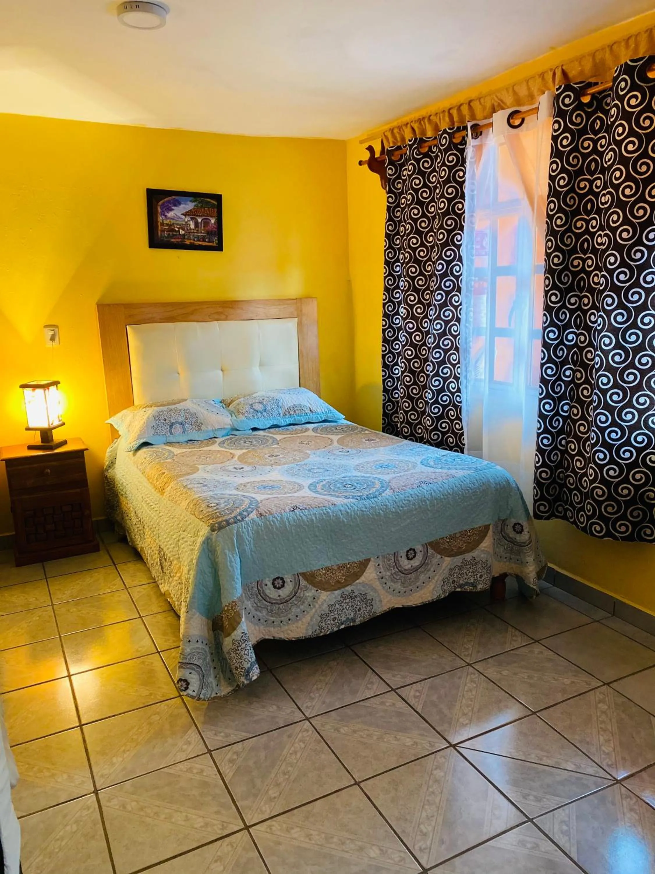 Bed in BONITO y AMPLIO DEPARTAMENTO con JARDÍN "EL PARAÍSO DE ZACATLÁN"
