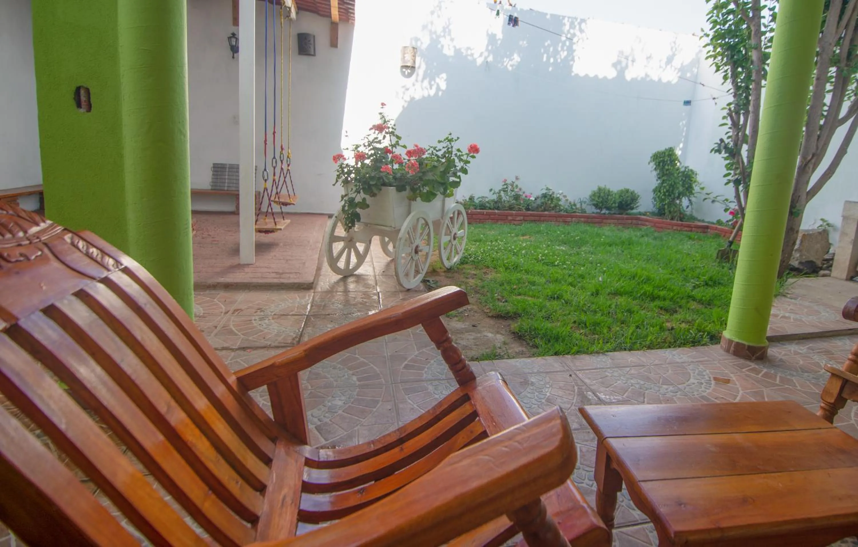 Patio in BONITO y AMPLIO DEPARTAMENTO con JARDÍN "EL PARAÍSO DE ZACATLÁN"