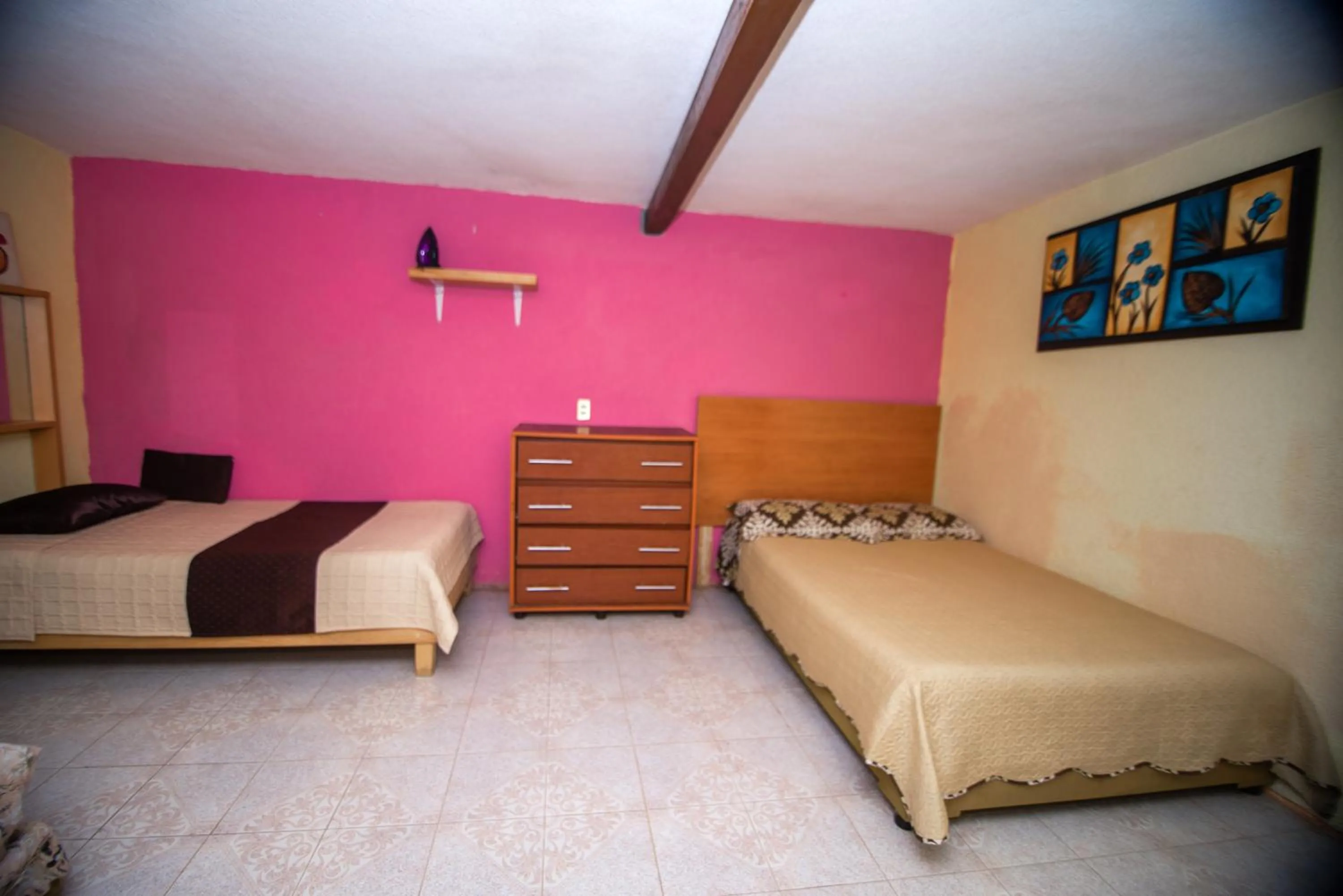 Bed in BONITO y AMPLIO DEPARTAMENTO con JARDÍN "EL PARAÍSO DE ZACATLÁN"