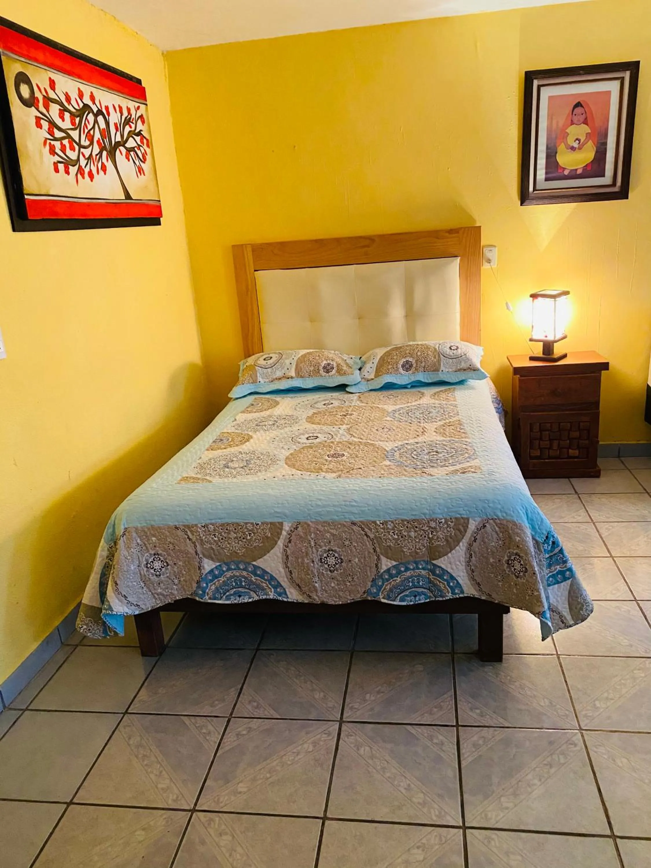 Bed in BONITO y AMPLIO DEPARTAMENTO con JARDÍN "EL PARAÍSO DE ZACATLÁN"