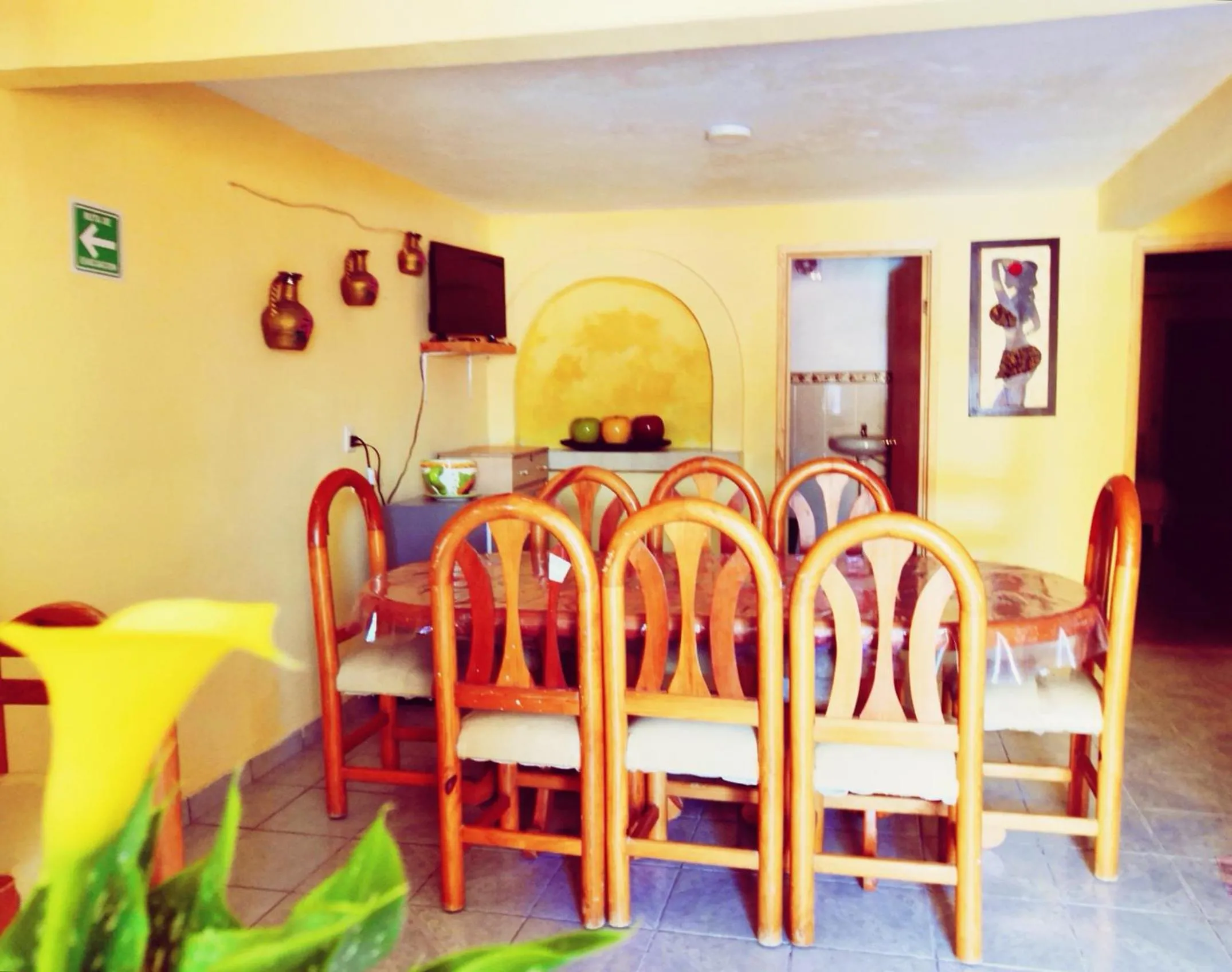 Dining area in BONITO y AMPLIO DEPARTAMENTO con JARDÍN "EL PARAÍSO DE ZACATLÁN"