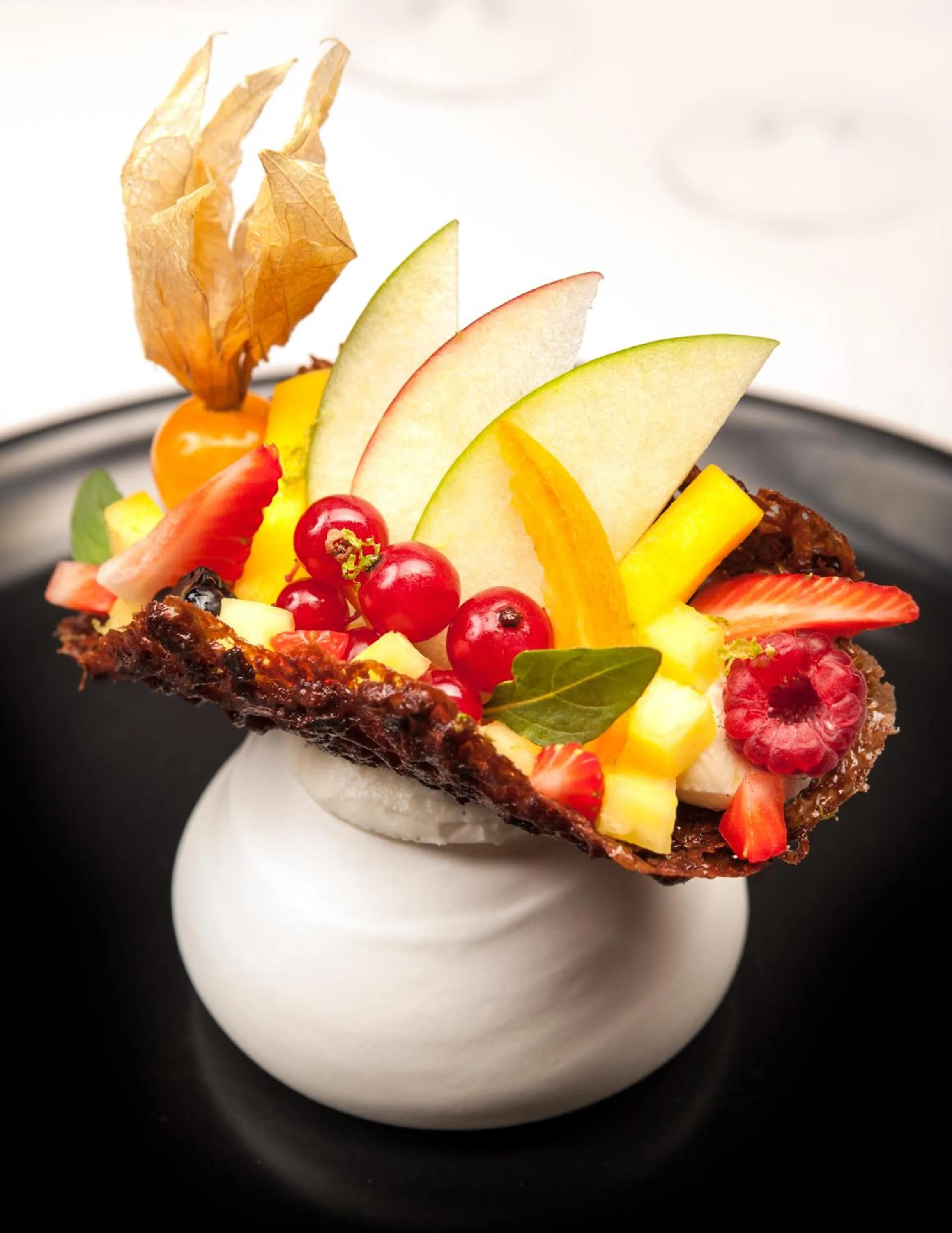 Food close-up in Hôtel Cloitre Saint Louis Avignon