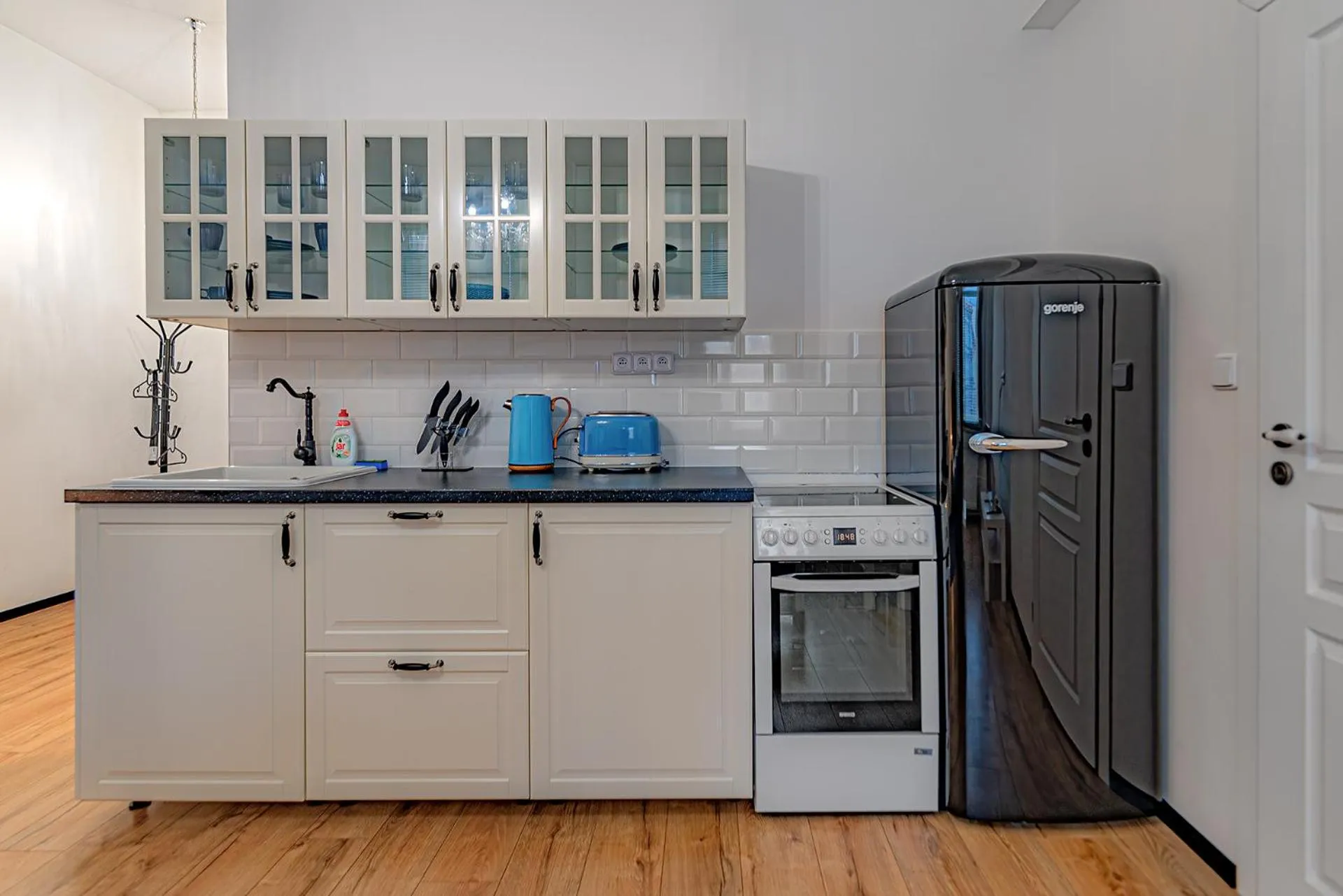 Kitchen or kitchenette in Rezidence Znojmo SPA privat wellness