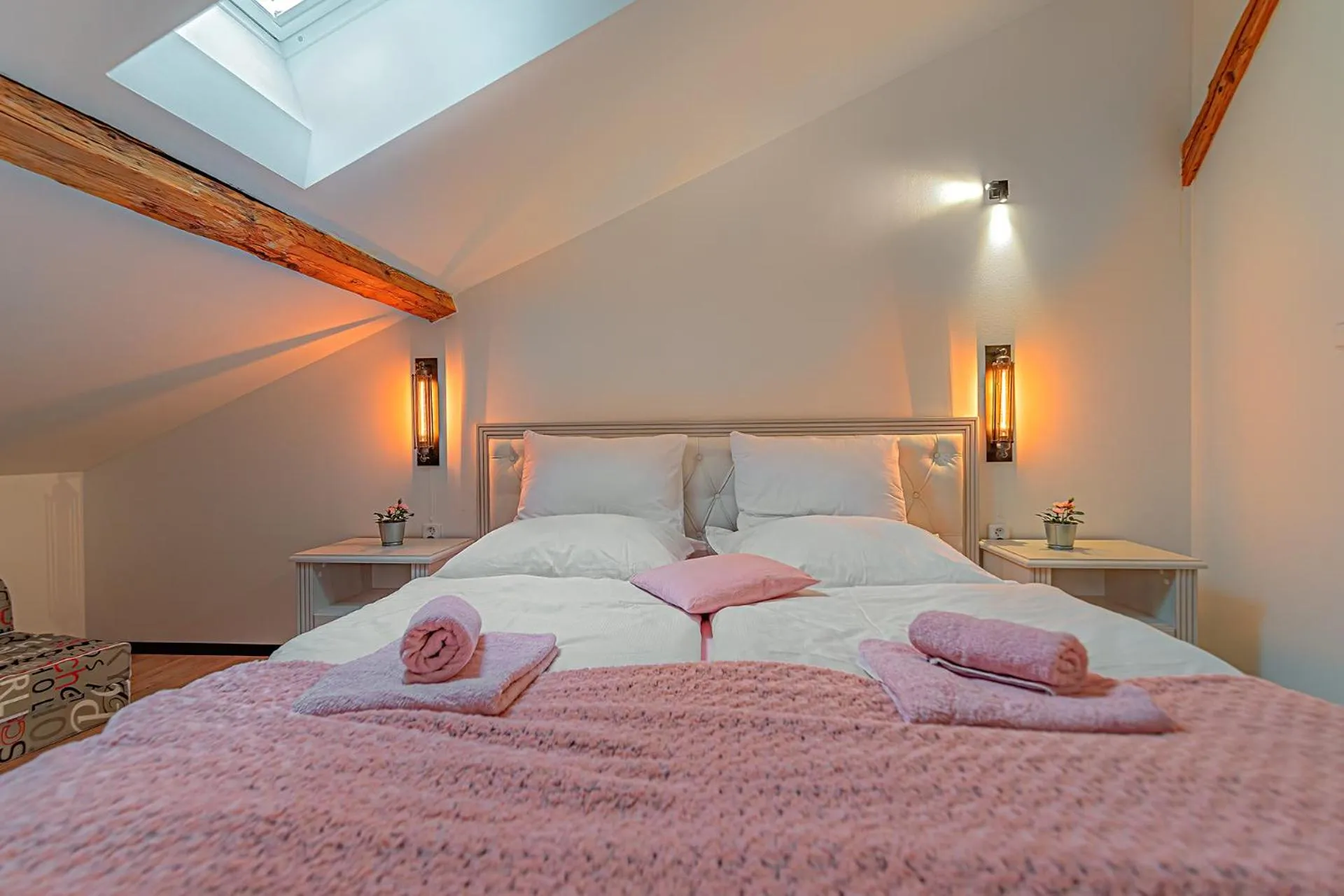Bedroom, Bed in Rezidence Znojmo SPA privat wellness