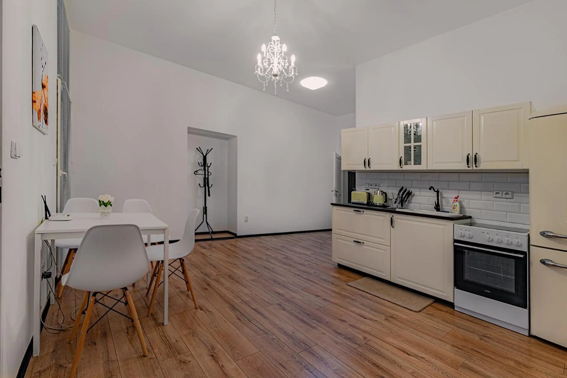 Kitchen or kitchenette in Rezidence Znojmo SPA privat wellness