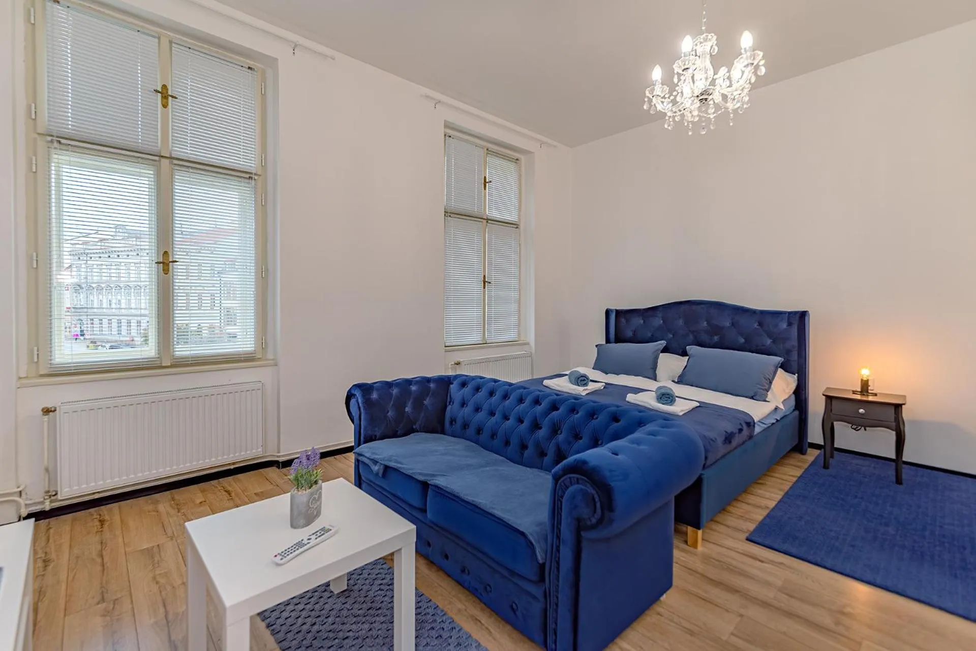 Living room, Bed in Rezidence Znojmo SPA privat wellness