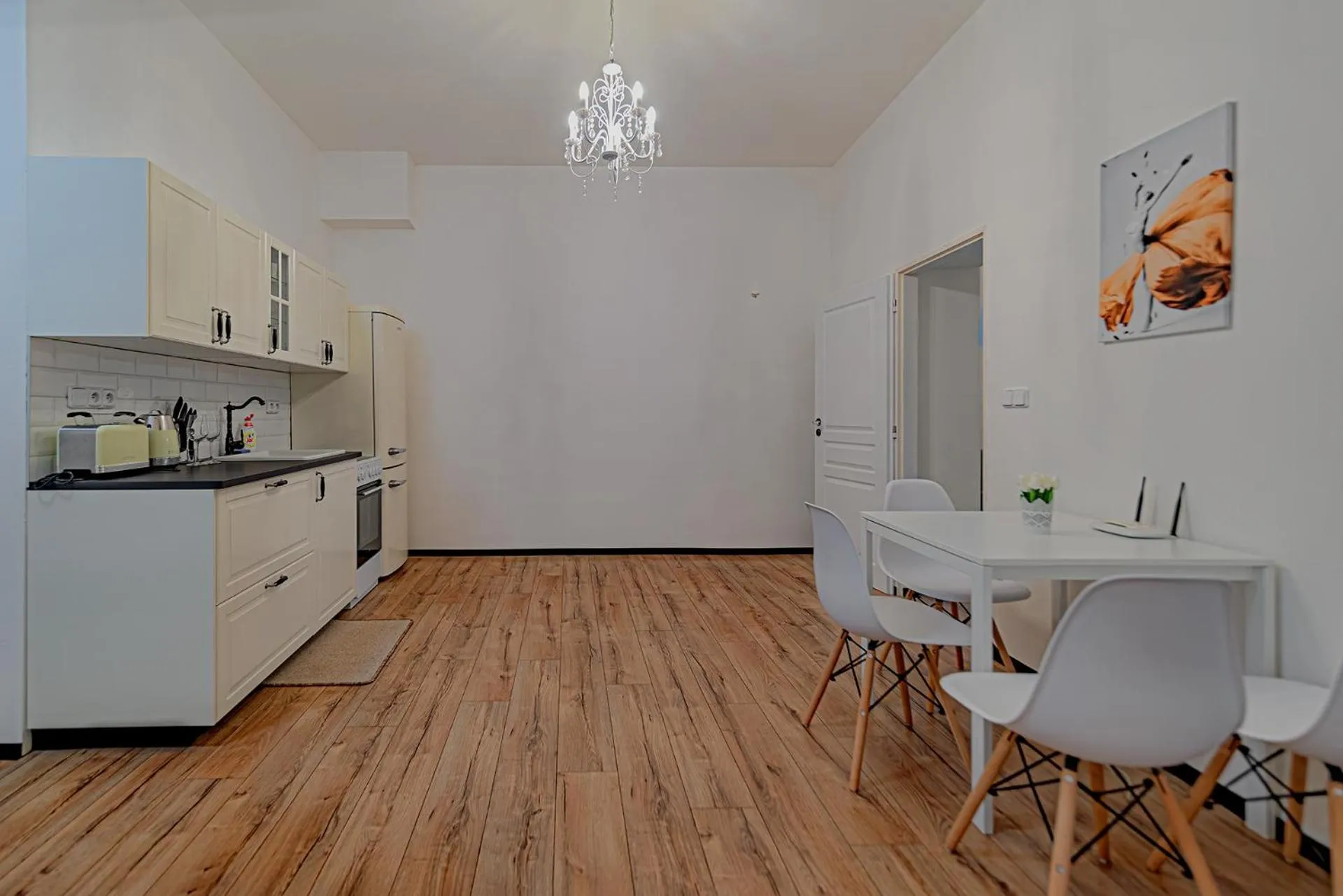 Kitchen or kitchenette in Rezidence Znojmo SPA privat wellness