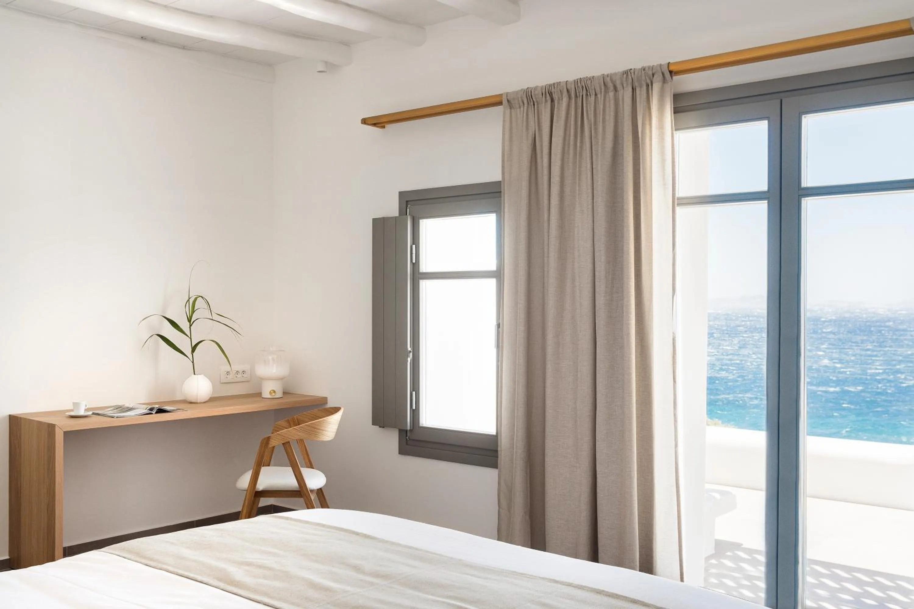 Sea view, Bed in Mykonos Soul Luxury Suites