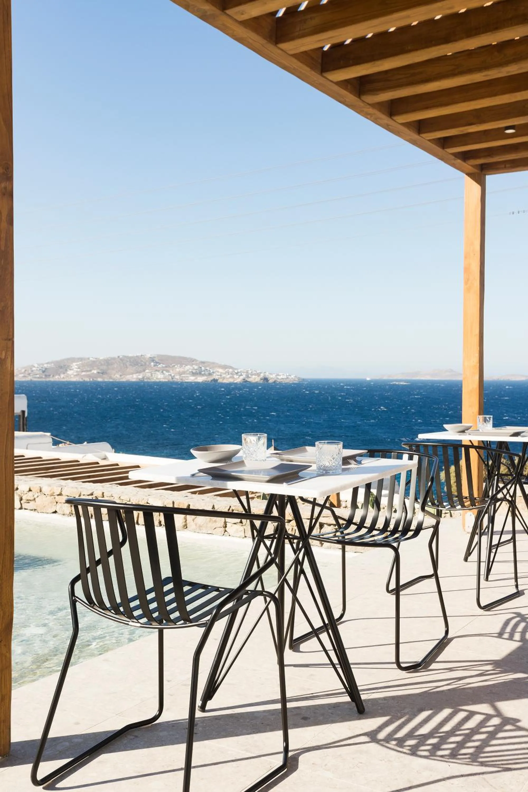 Sea view in Mykonos Soul Luxury Suites