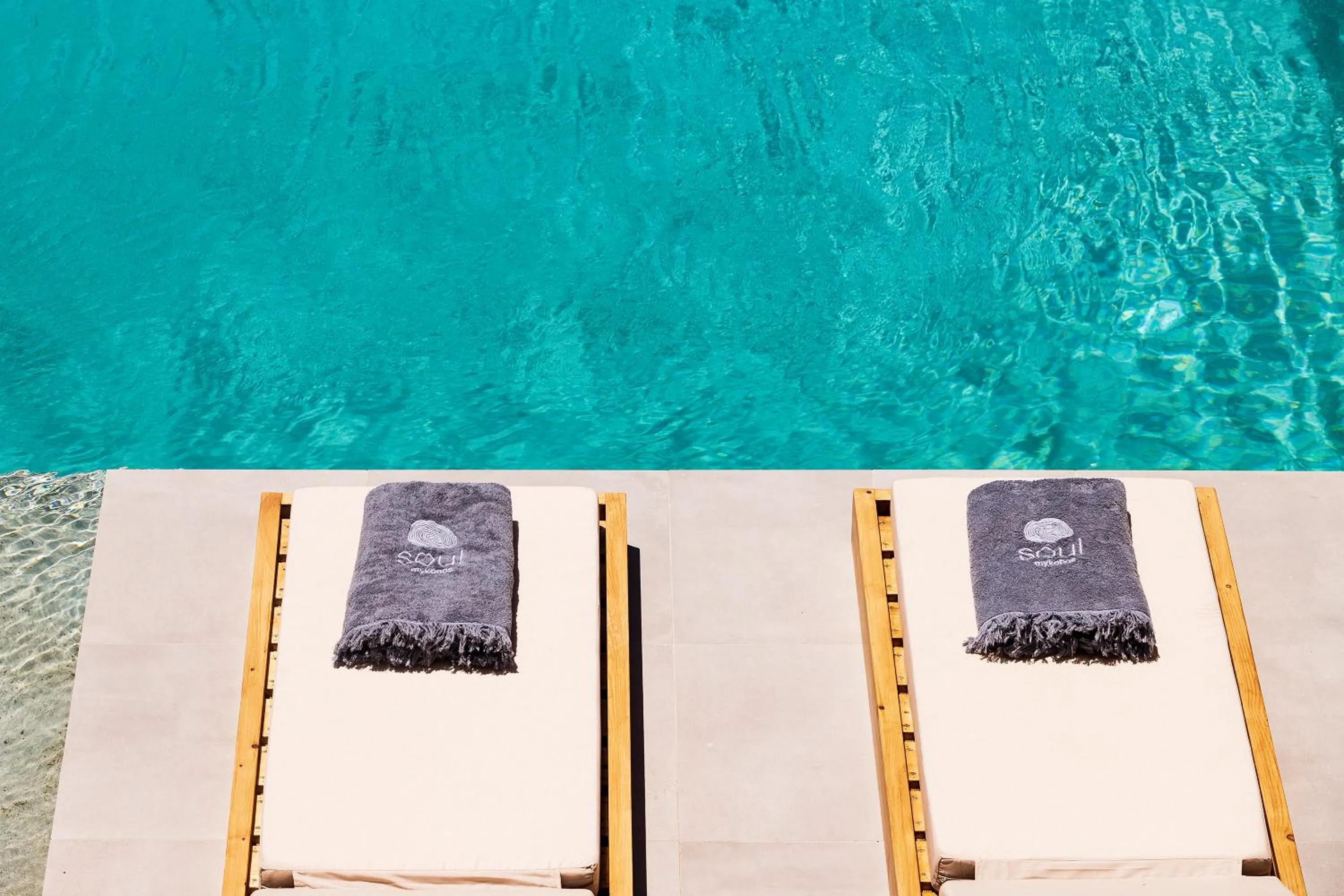 Swimming pool in Mykonos Soul Luxury Suites