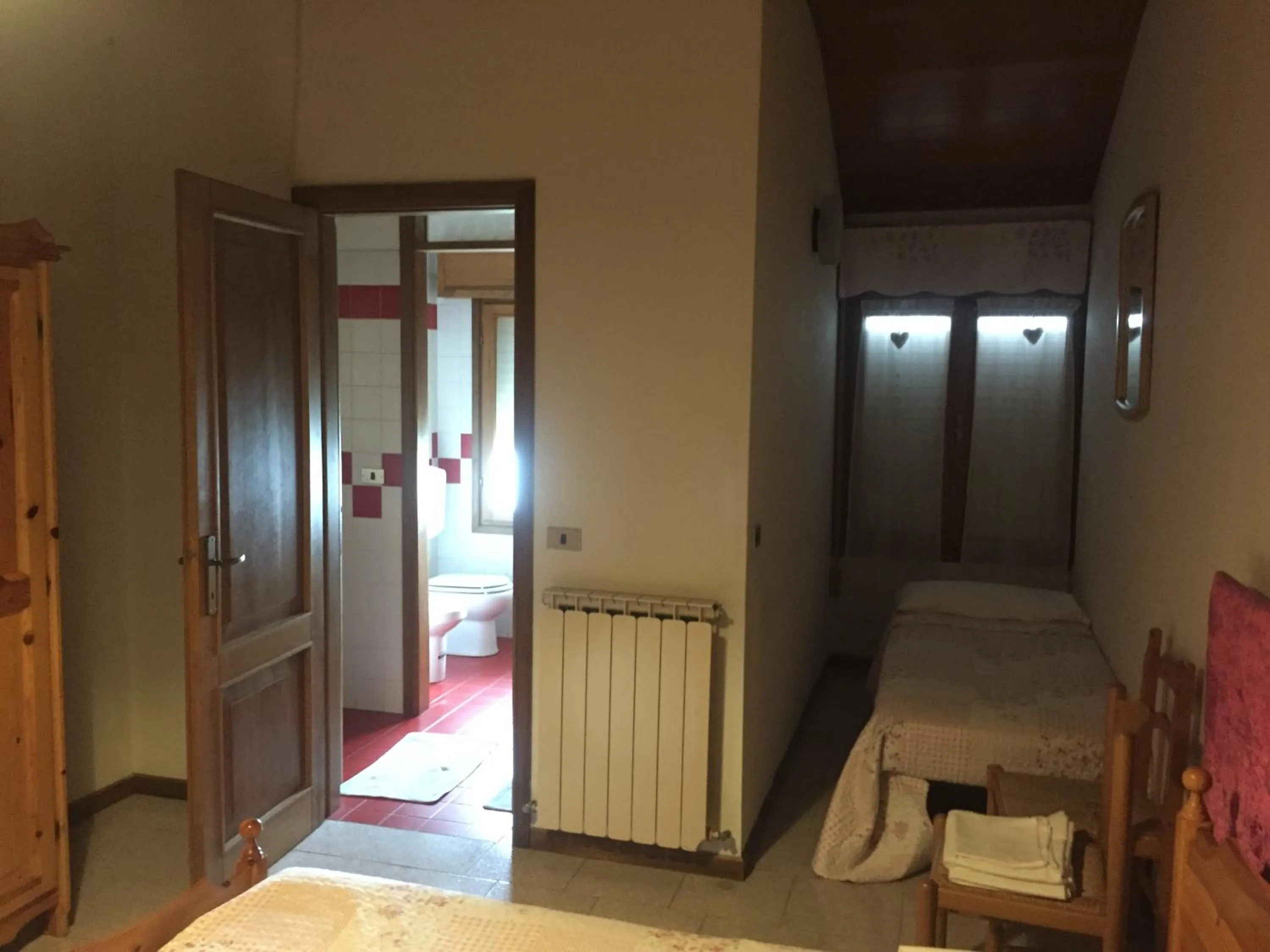 Bathroom, Bed in Locanda del Sole