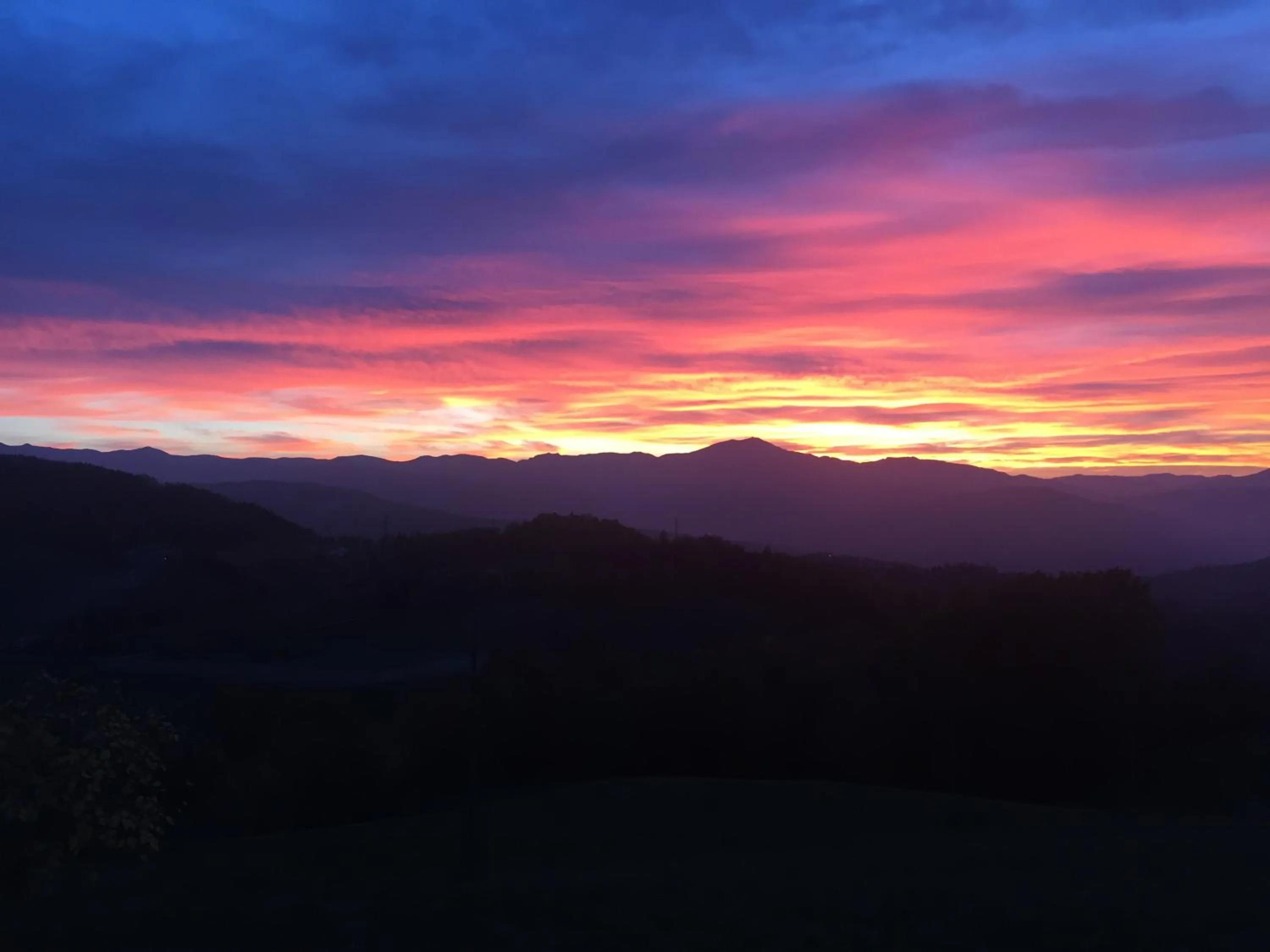 Sunset in Locanda del Sole