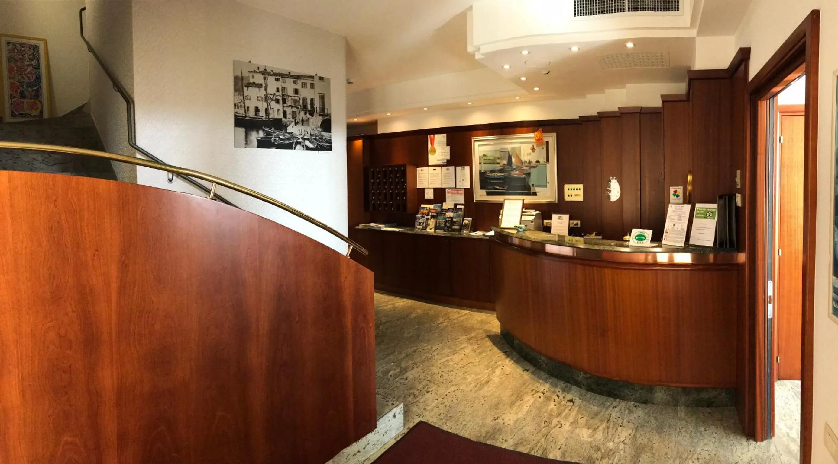 Lobby or reception in Hotel Roma