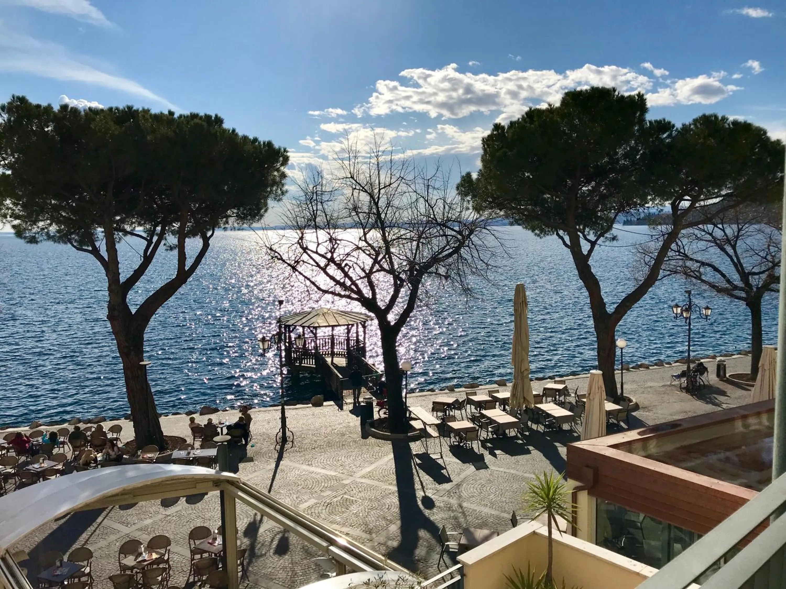 Lake view in Hotel Roma