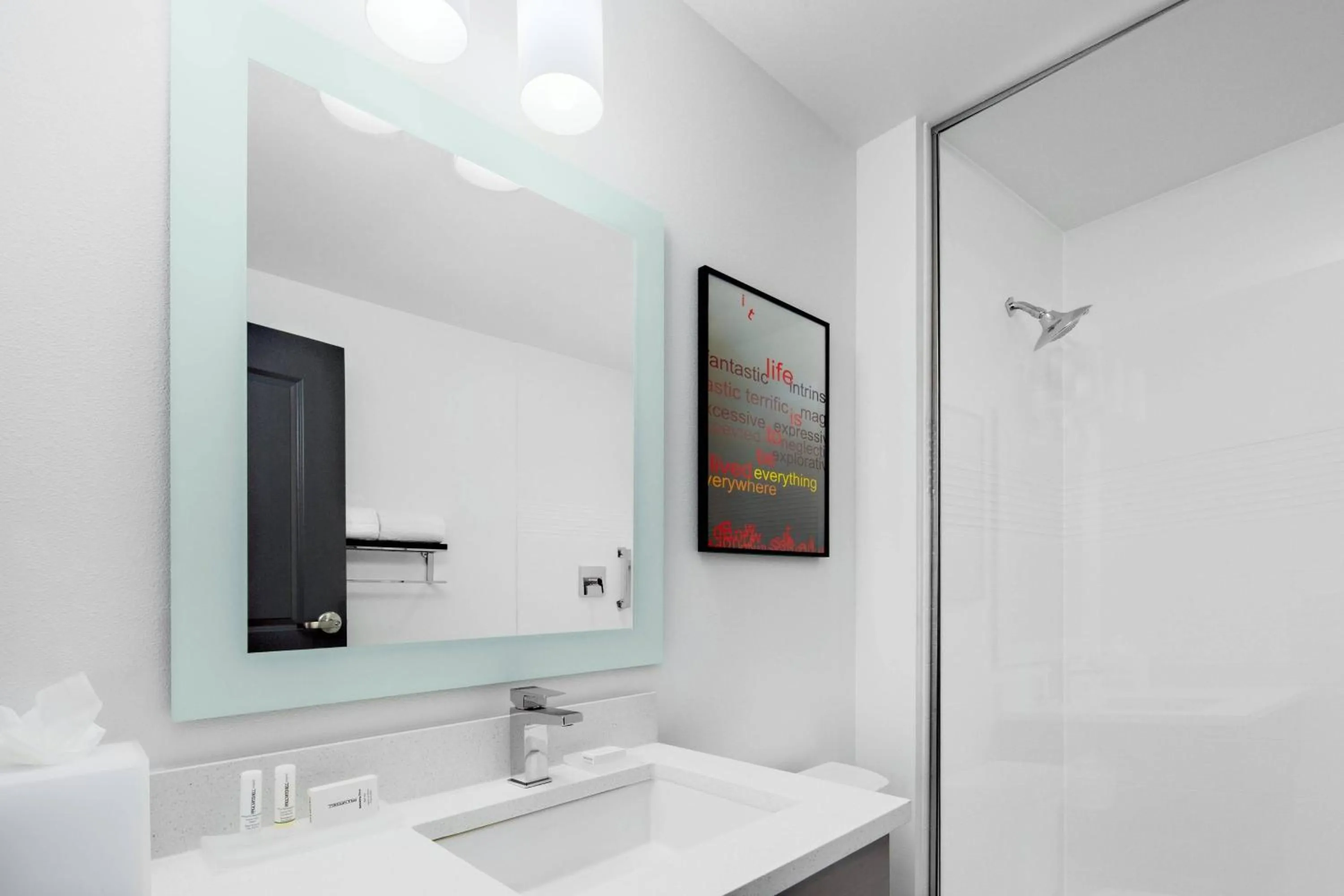 Bathroom in TownePlace Suites by Marriott Loveland Fort Collins